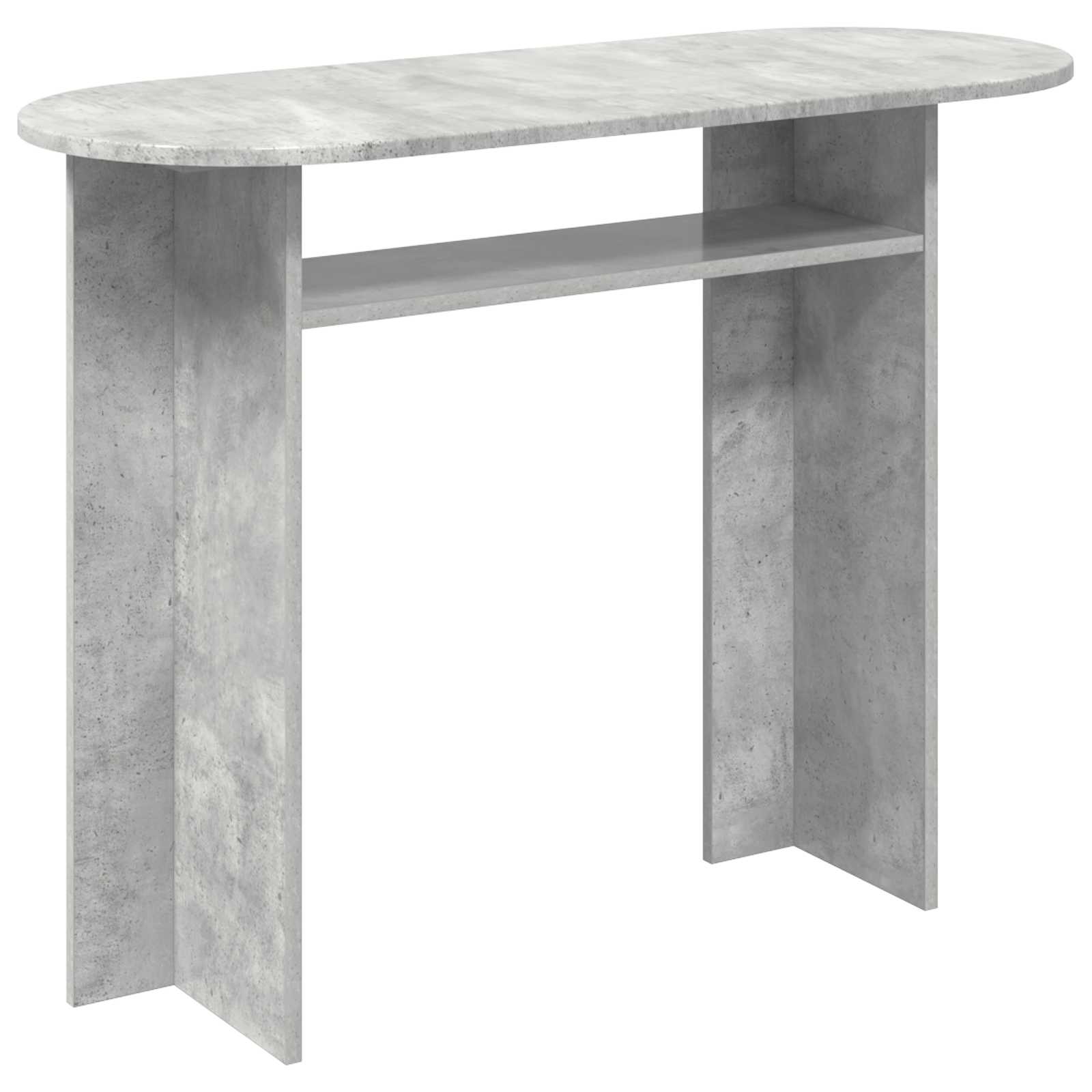 vidaXL Wandtafel met opslag Wit 100 x 39,5 x 75 cm Bewerkt hout