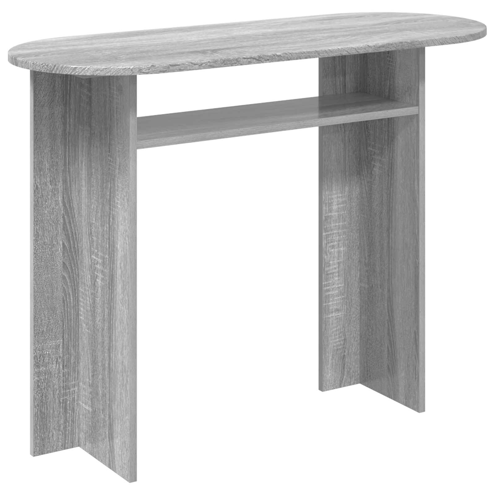 vidaXL Wandtafel met opslag Wit 100 x 39,5 x 75 cm Bewerkt hout