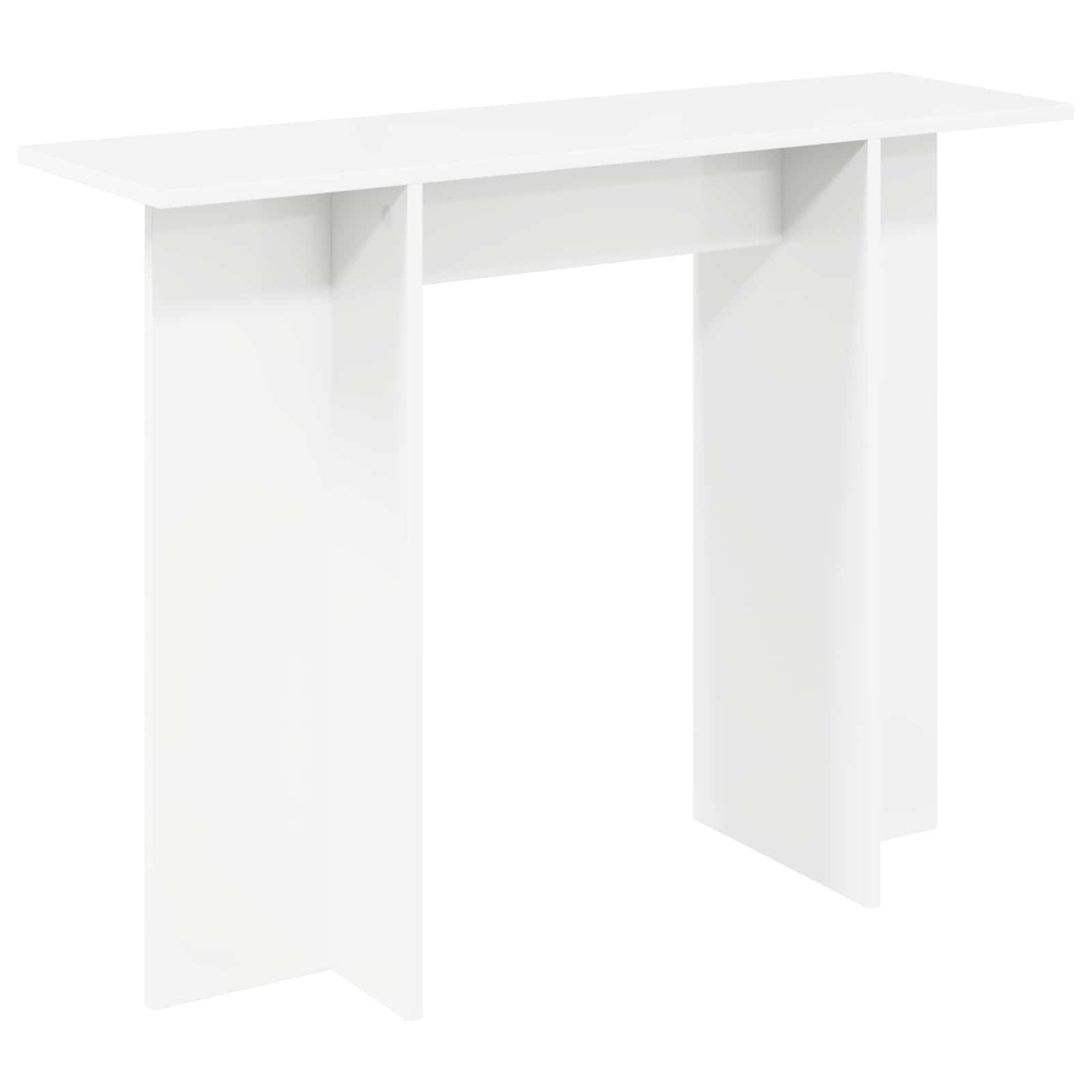 vidaXL Consoletafel Gerookt Eiken 100 x 30 x 75 cm Bewerkt hout
