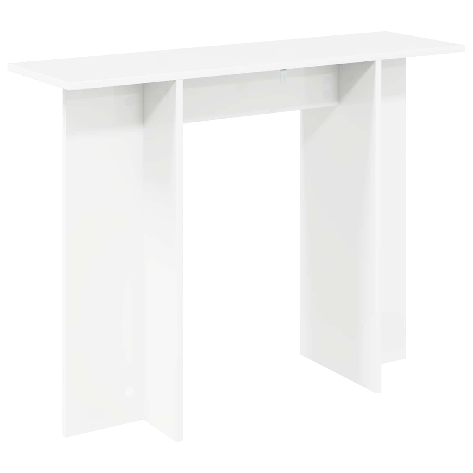 vidaXL Consoletafel Gerookt Eiken 100 x 30 x 75 cm Bewerkt hout