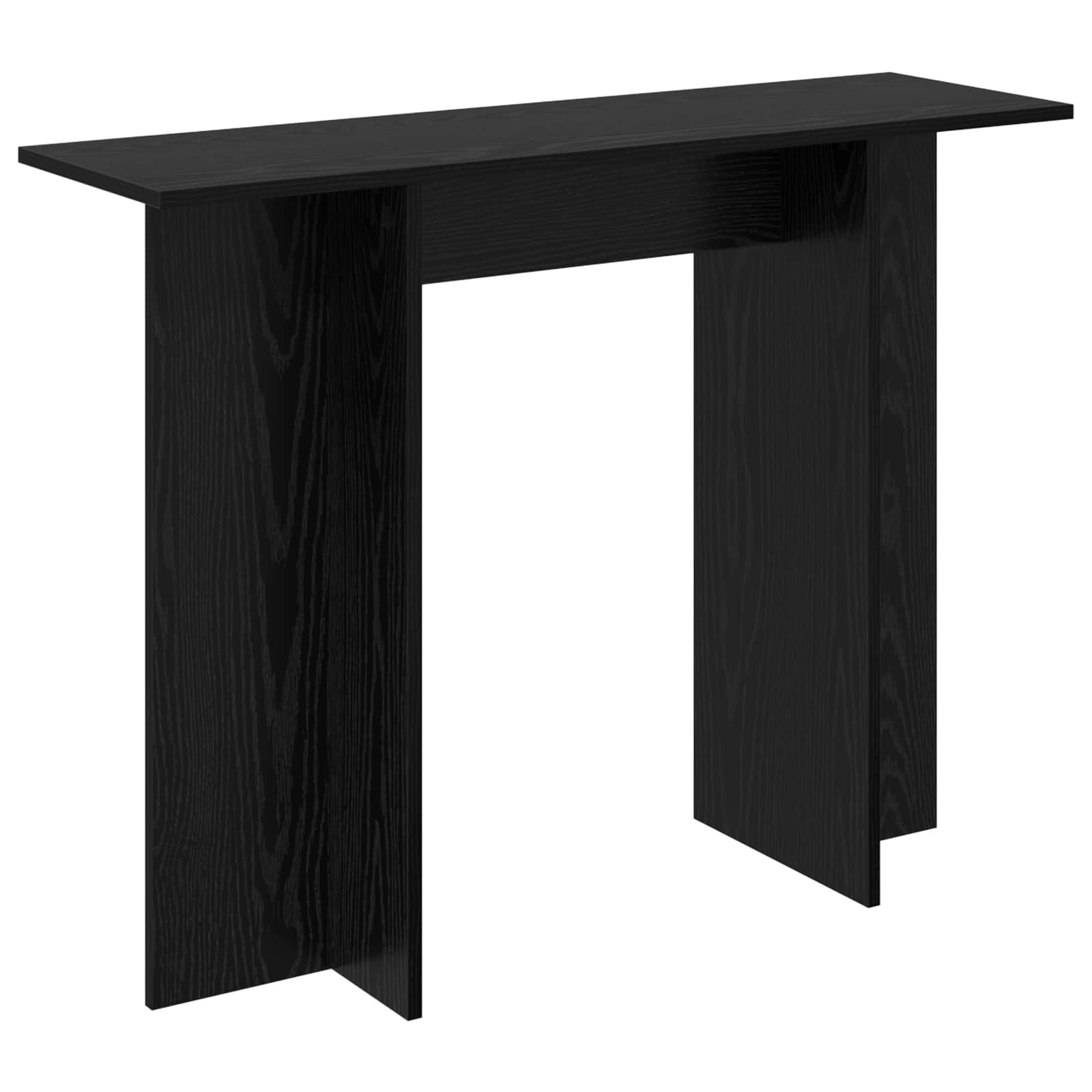 vidaXL Consoletafel Gerookt Eiken 100 x 30 x 75 cm Bewerkt hout