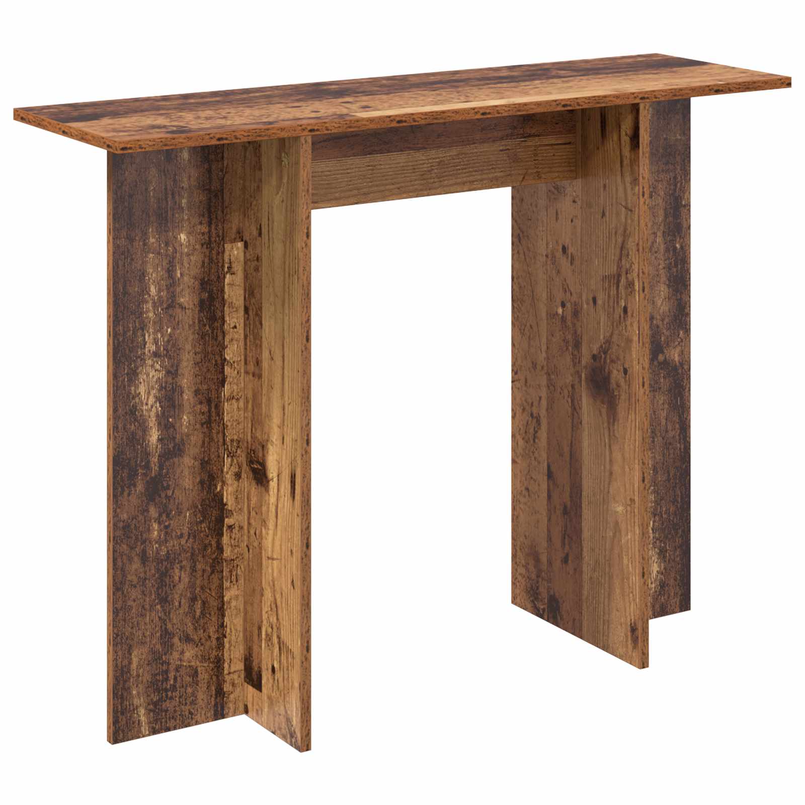 vidaXL Consoletafel Gerookt Eiken 100 x 30 x 75 cm Bewerkt hout