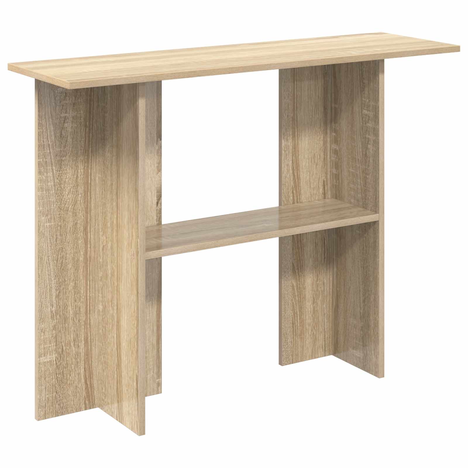 vidaXL Wandtafel Wit 100 x 30 x 75 cm Bewerkt hout