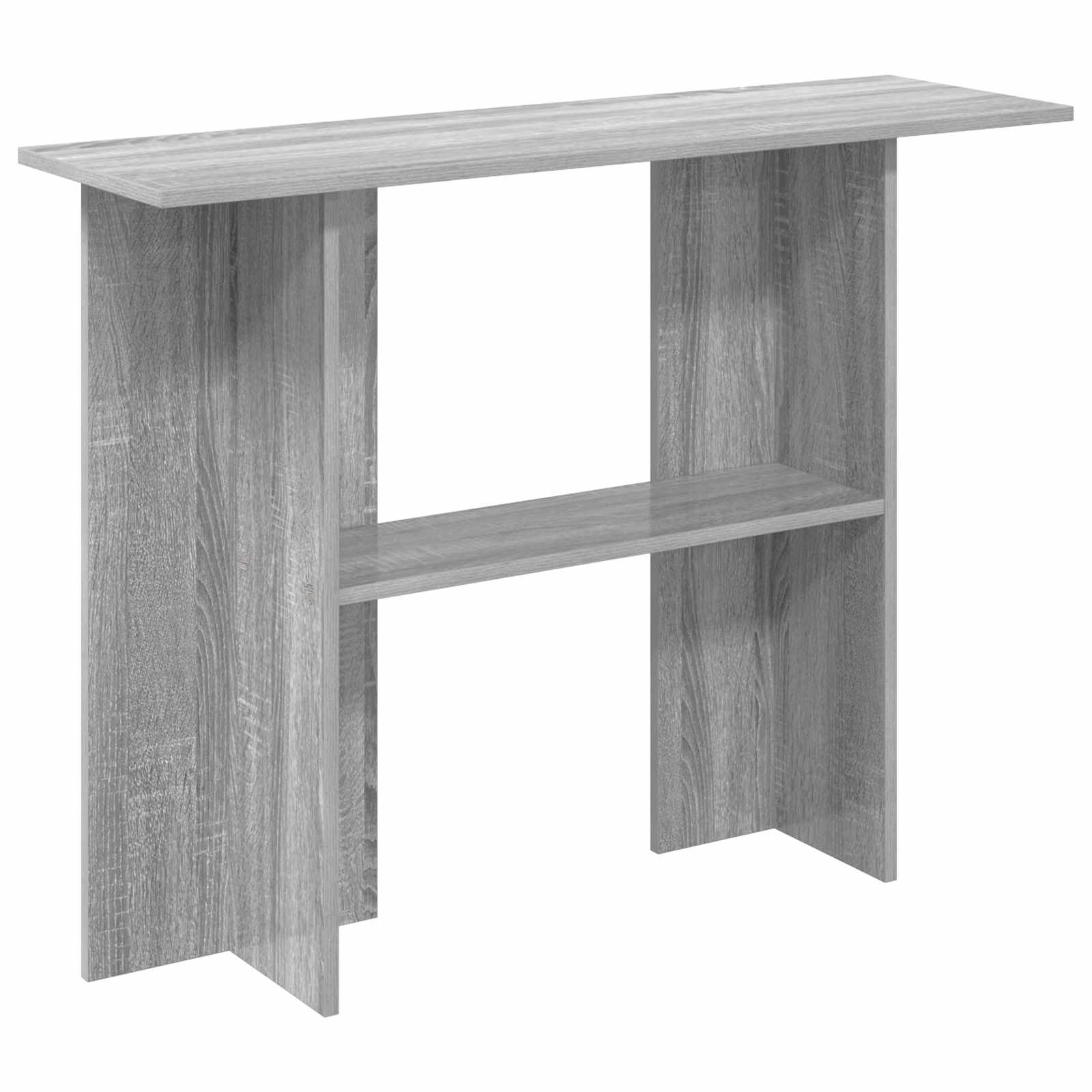 vidaXL Wandtafel Wit 100 x 30 x 75 cm Bewerkt hout