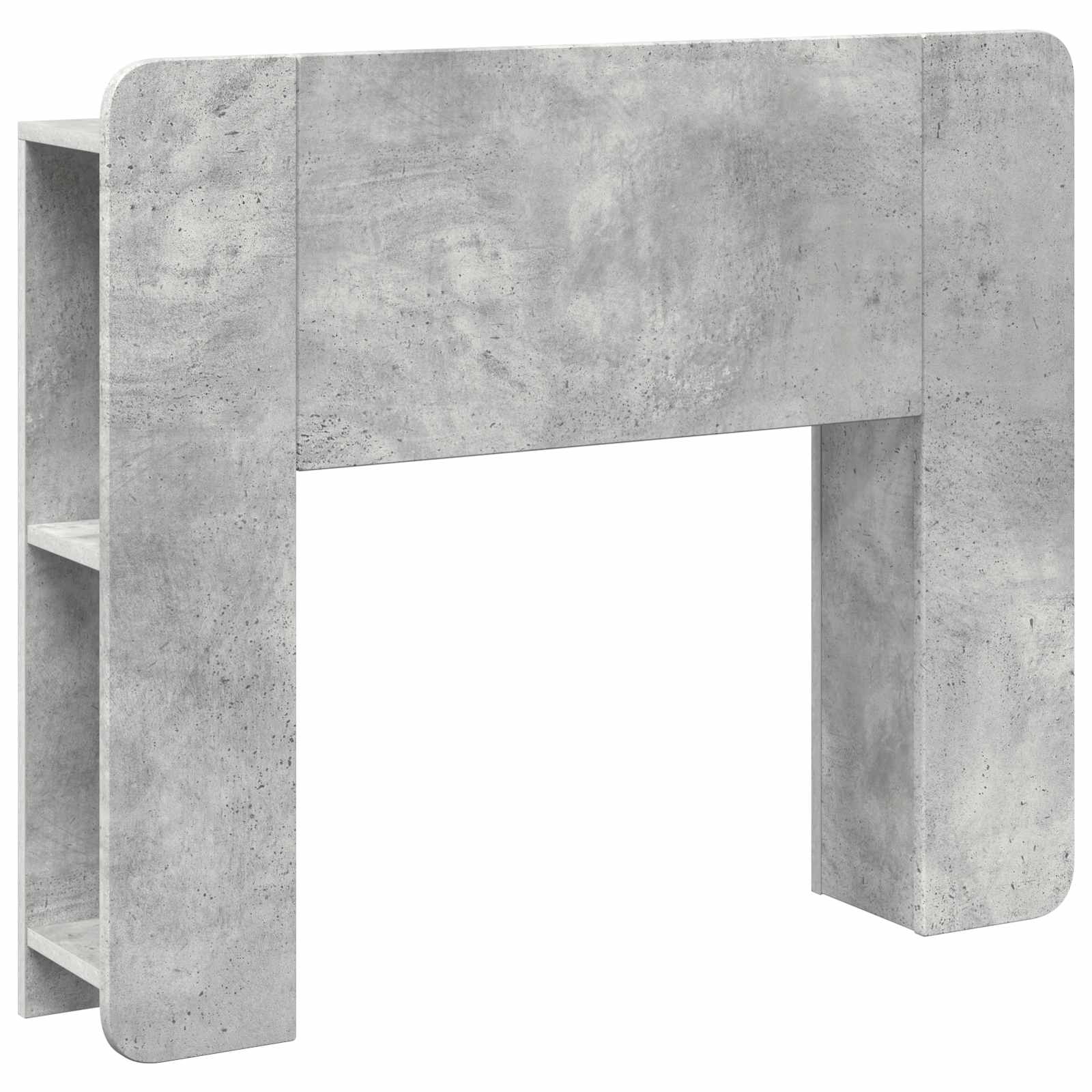 vidaXL Hoofdeinde kas Wit 135 x 18,5 x 80 cm Geconstrueerd hout