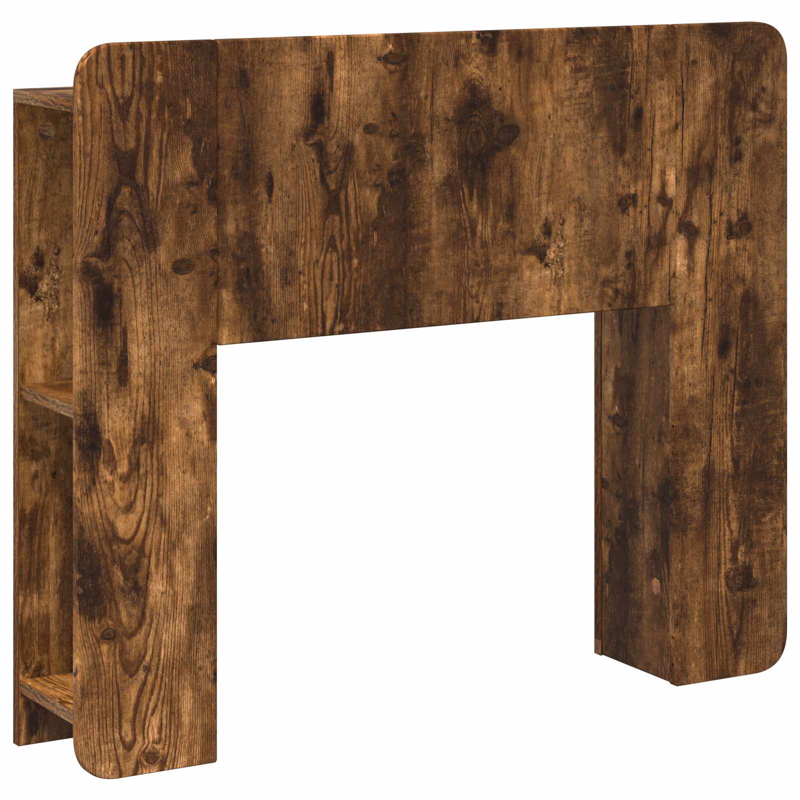 vidaXL Hoofdeinde kas Wit 135 x 18,5 x 80 cm Geconstrueerd hout