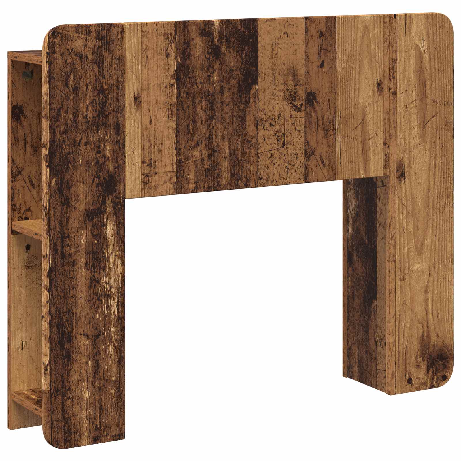 vidaXL Hoofdeinde kas Wit 135 x 18,5 x 80 cm Geconstrueerd hout