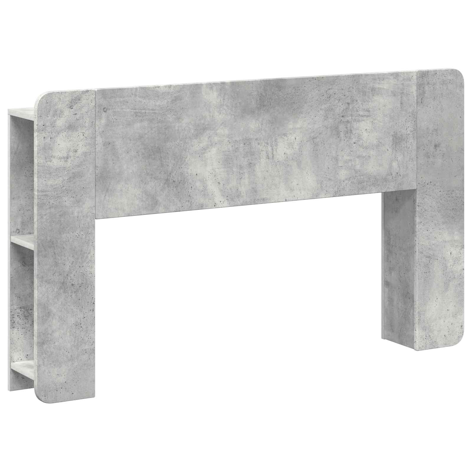 vidaXL Hoofdeinde kas Wit 135 x 18,5 x 80 cm Geconstrueerd hout
