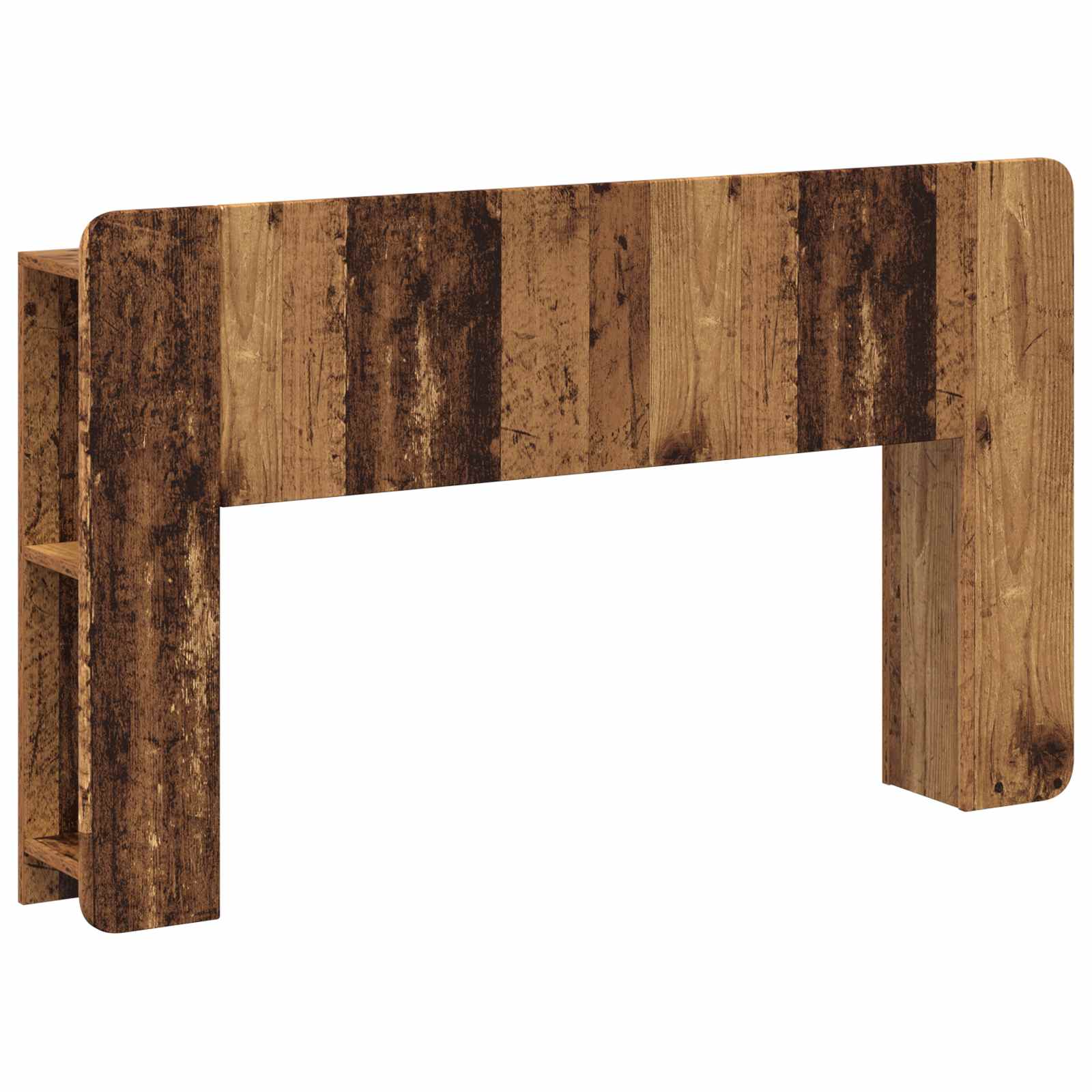 vidaXL Hoofdeinde kas Wit 135 x 18,5 x 80 cm Geconstrueerd hout