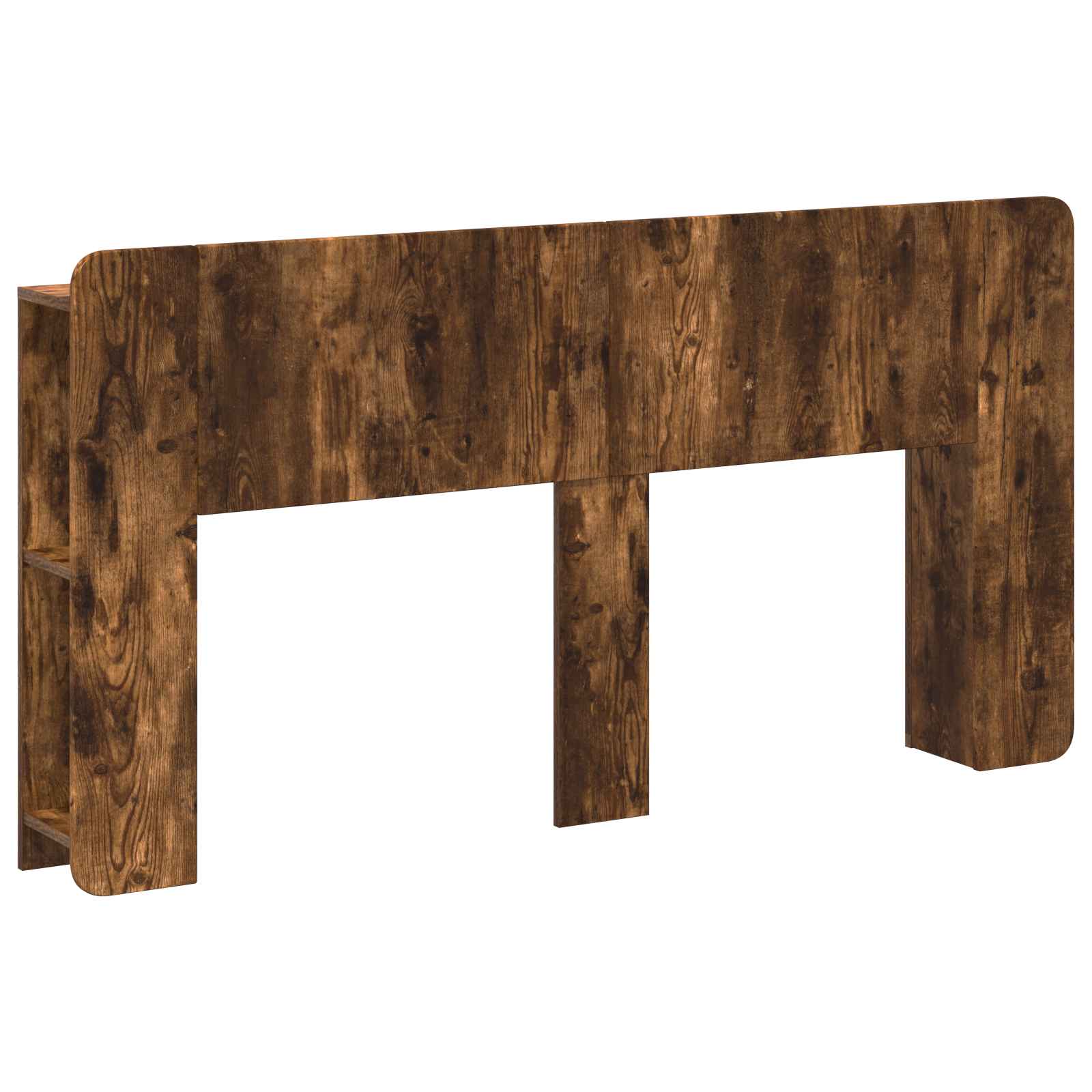 vidaXL Hoofdeinde kas Wit 135 x 18,5 x 80 cm Geconstrueerd hout