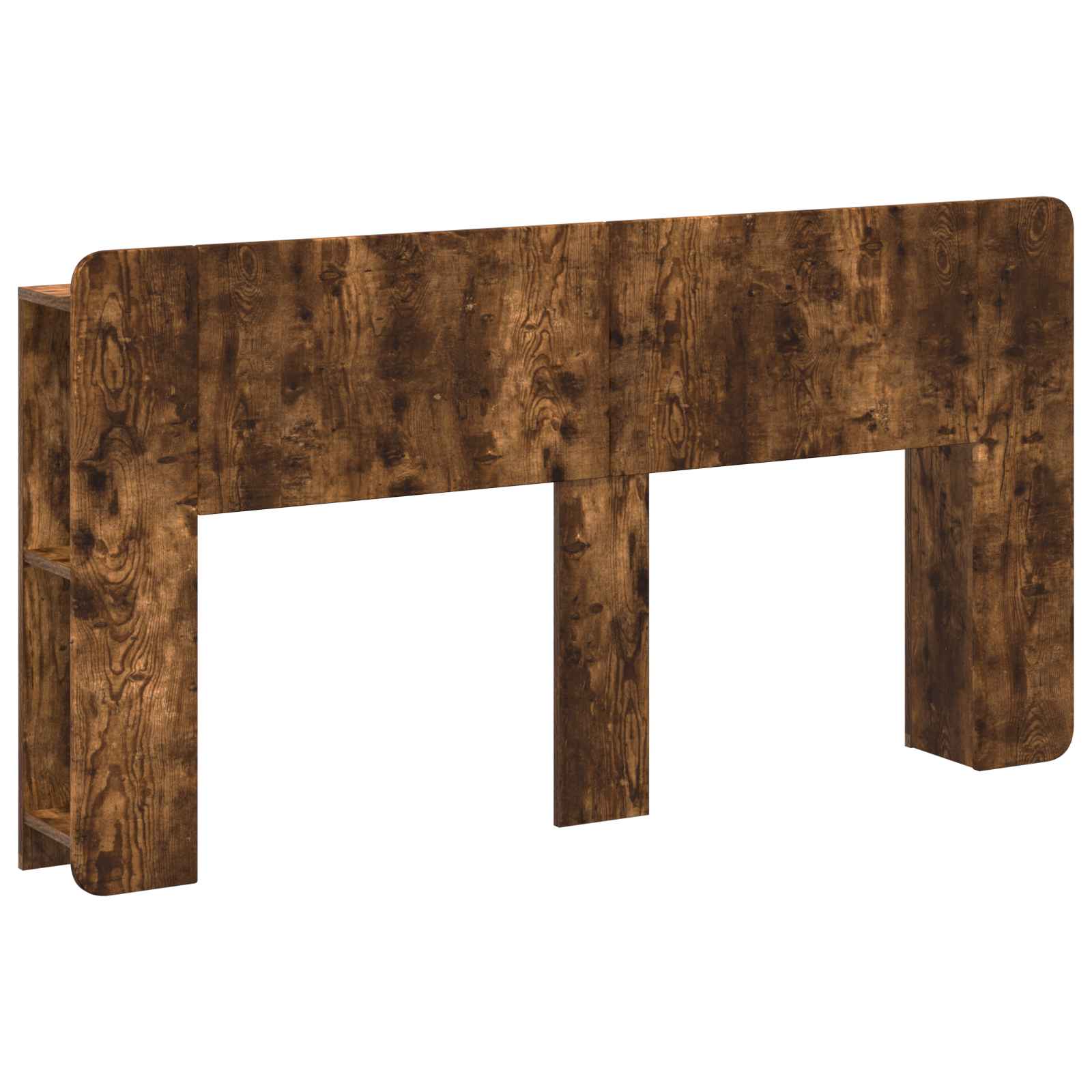 vidaXL Hoofdeinde kas Wit 135 x 18,5 x 80 cm Geconstrueerd hout