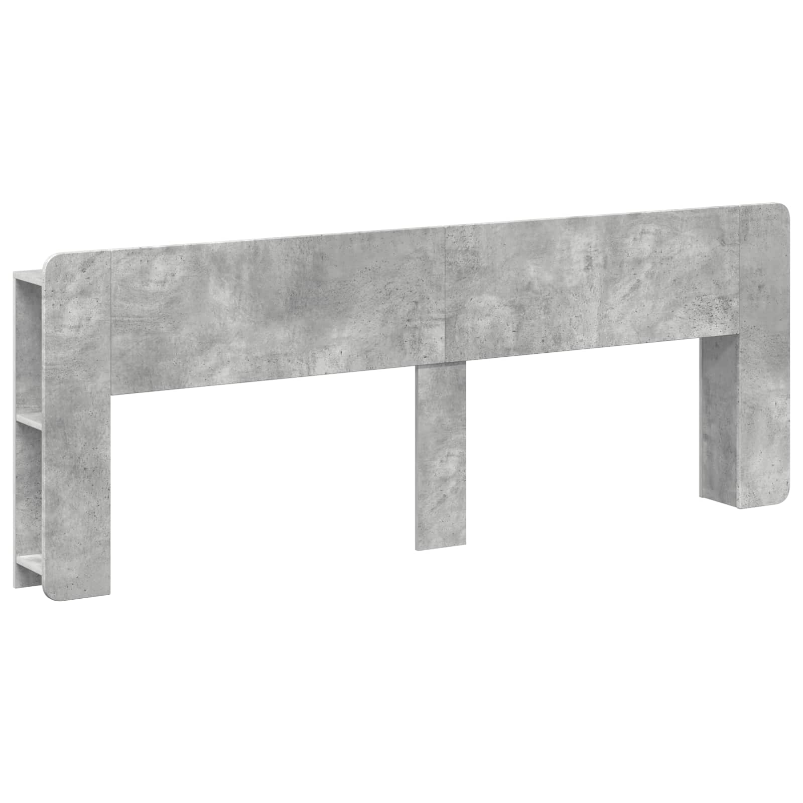 vidaXL Hoofdeinde kas Wit 135 x 18,5 x 80 cm Geconstrueerd hout