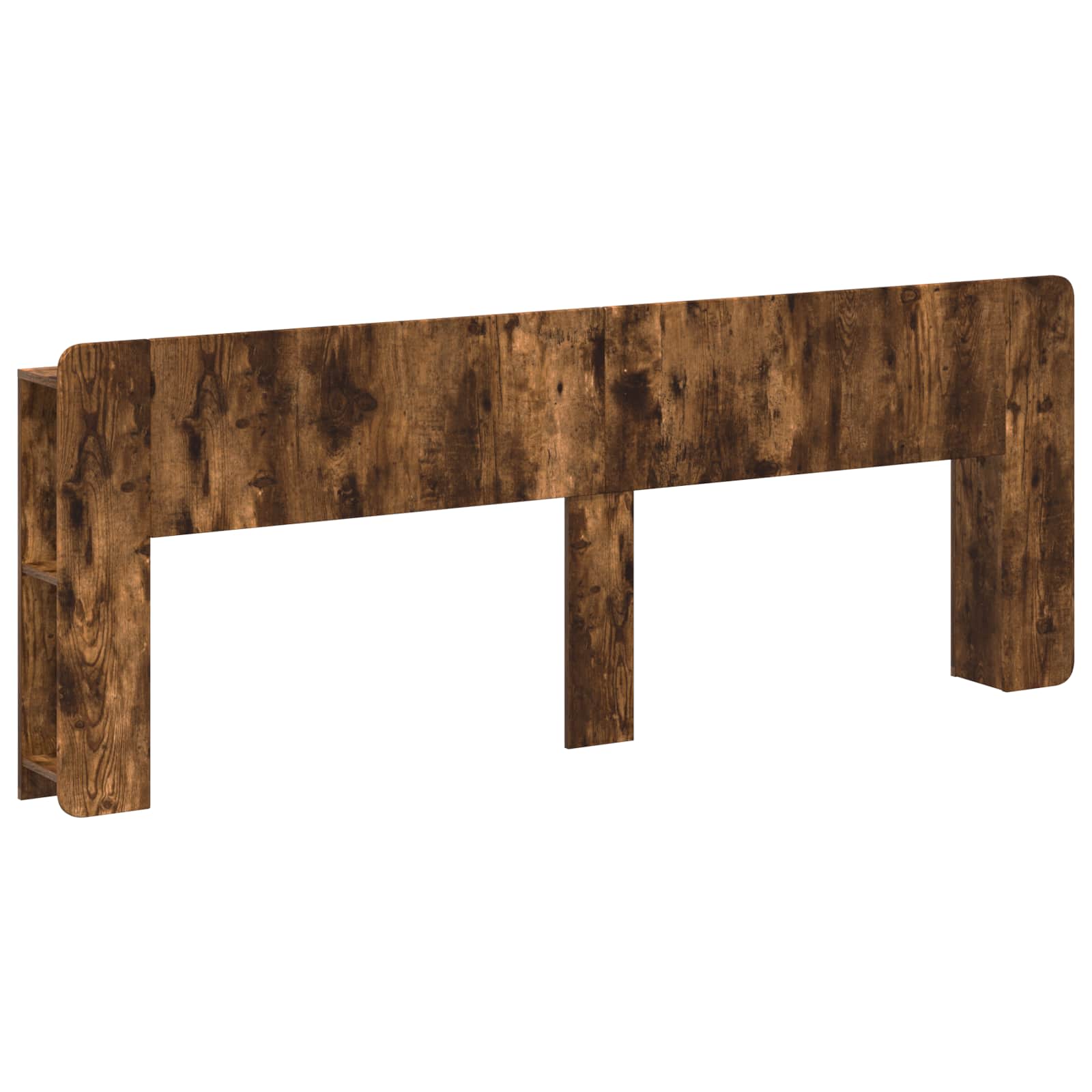 vidaXL Hoofdeinde kas Wit 135 x 18,5 x 80 cm Geconstrueerd hout