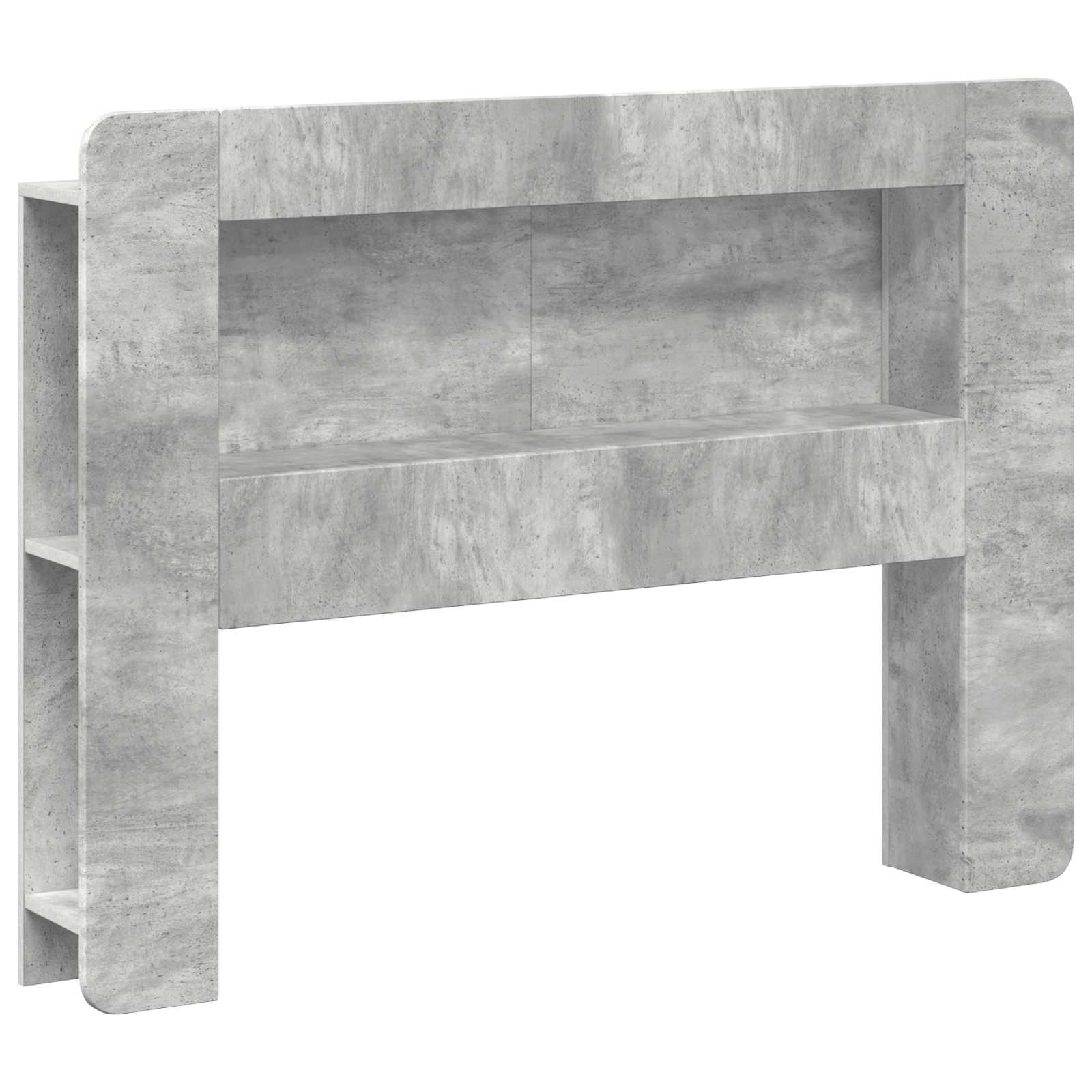 vidaXL Hoofdbordkast met opslag Gerookt Eiken 215 x 18,5 x 100 cm