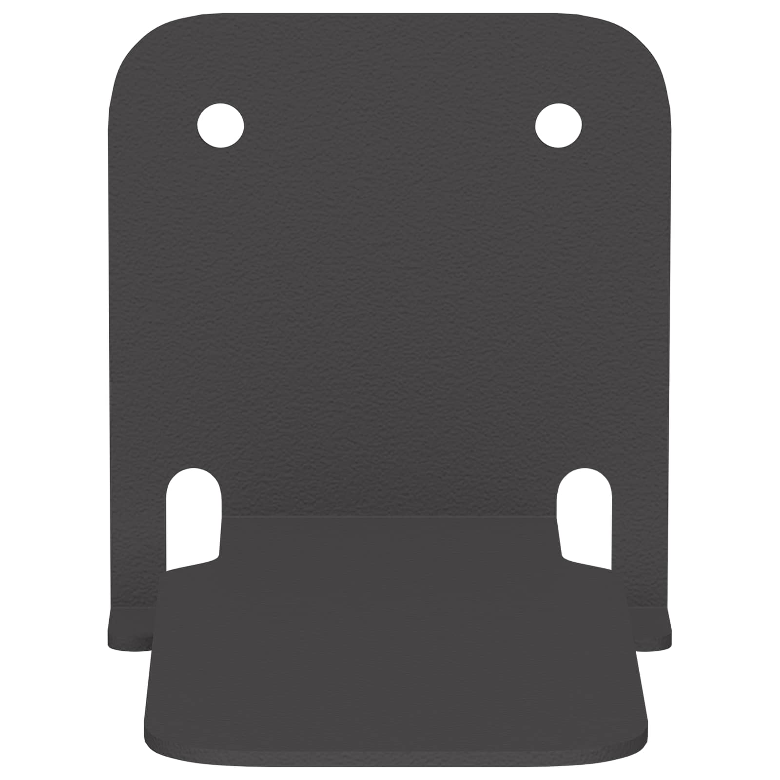 vidaXL Onzichtbare Zwevende Plank 4 pcs Zwart 6 x 11 x 6.5 cm Metaal