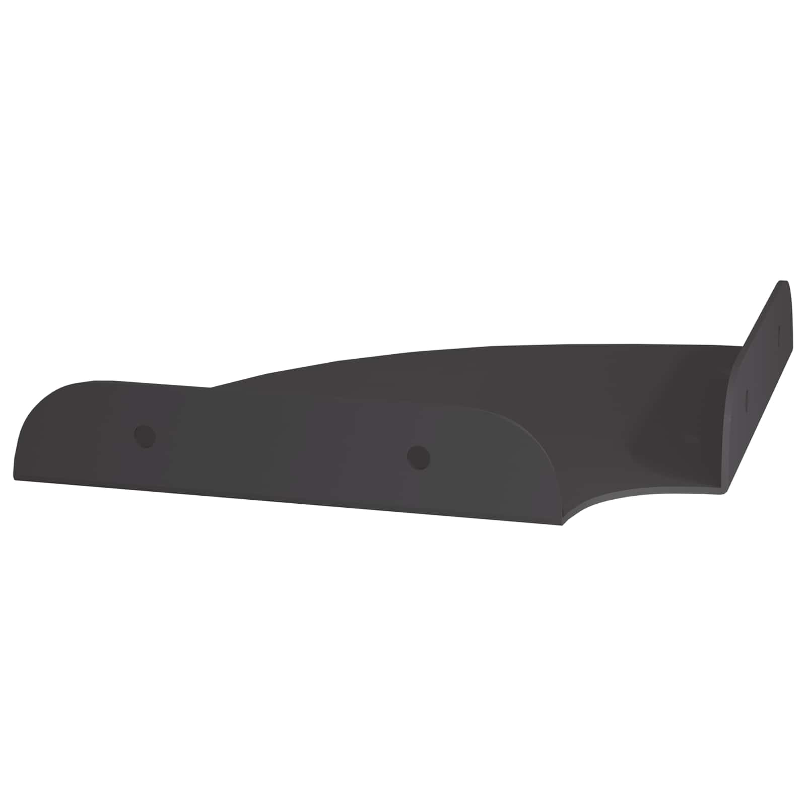 vidaXL Wandplank met plank met opslag 2 pcs Zwart 18 x 18 x 2.3 cm