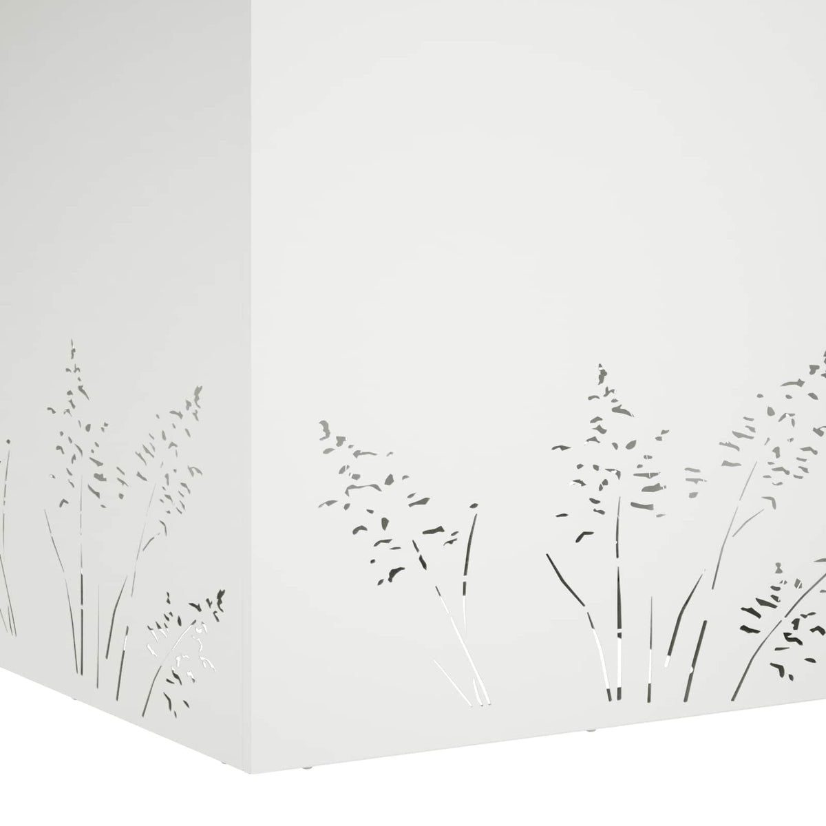 vidaXL Plantenbak zilver 50 x 50 x 49 cm Roestvrij staal