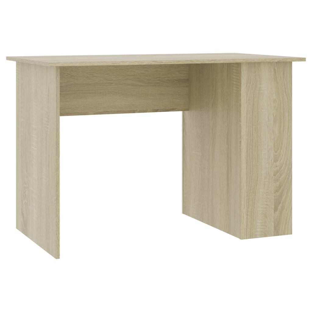 vidaXL Bureau 110x60x73 cm bewerkt hout wit