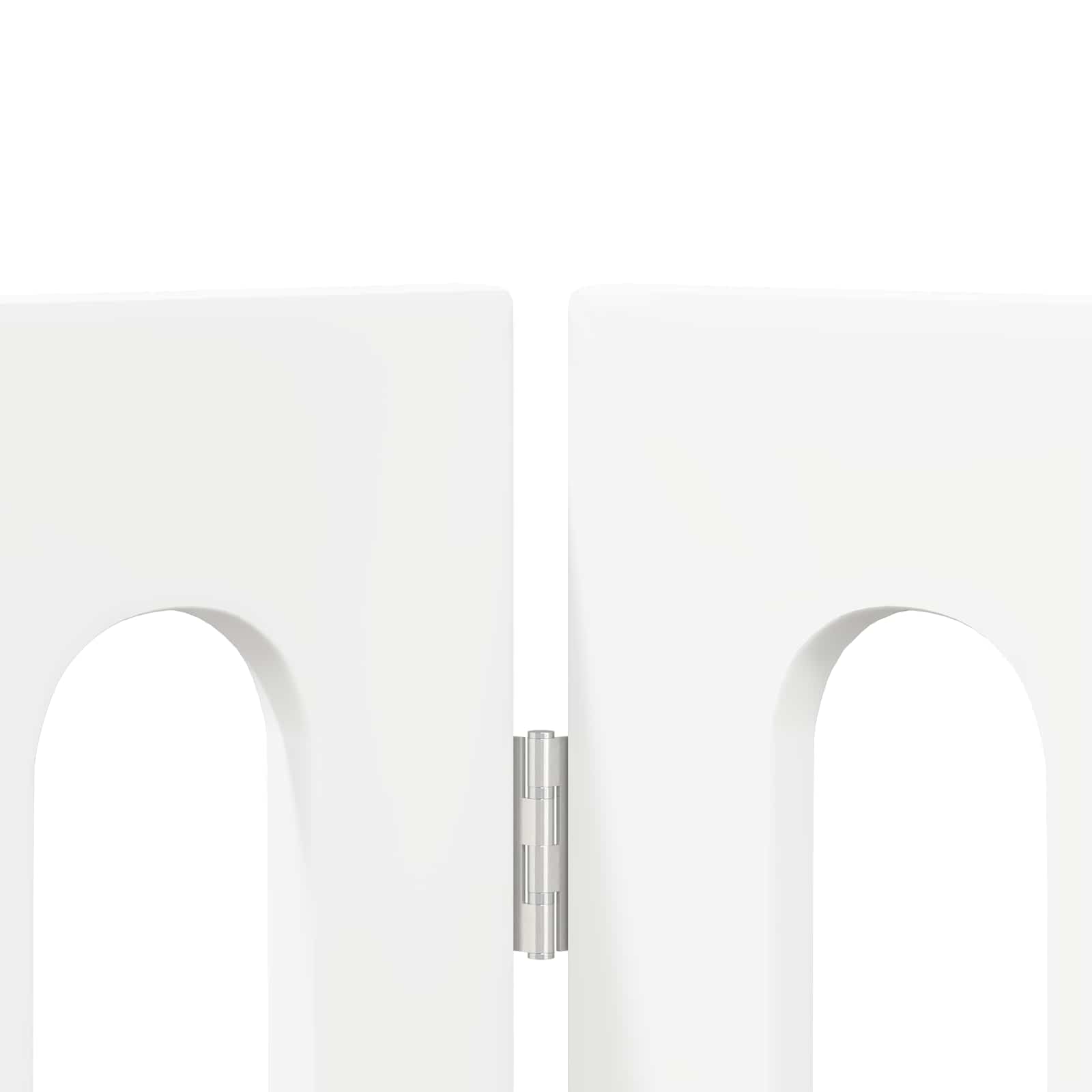 vidaXL Opvouwbaar huisdierhek 2 pcs Wit 100,5 x 38 x 90 cm