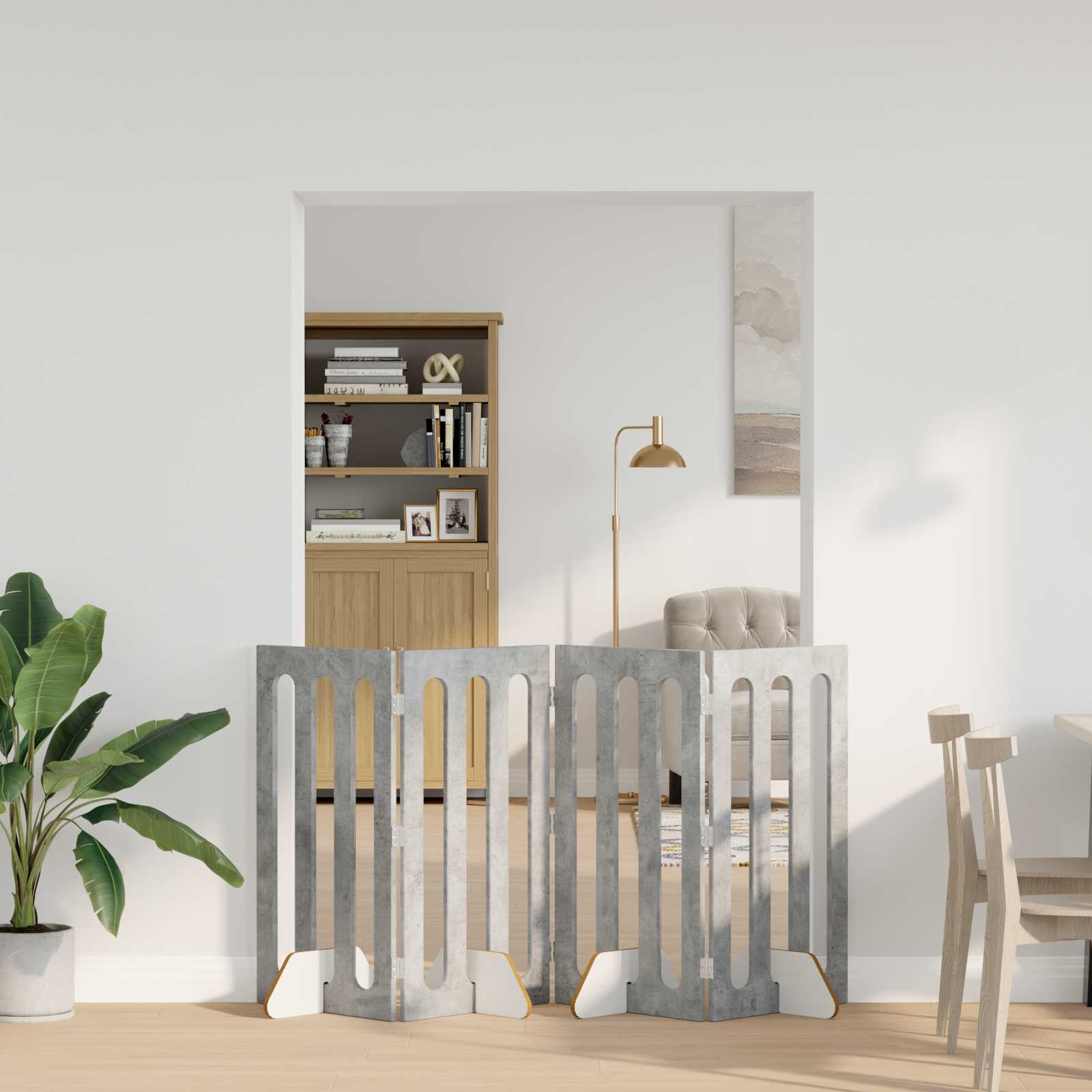 vidaXL Opvouwbaar huisdierhek 2 pcs Wit 100,5 x 38 x 90 cm
