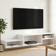 vidaXL Wandgemonteerd tv-meubel Muurmontage Wit 150 x 28 x 26 cm