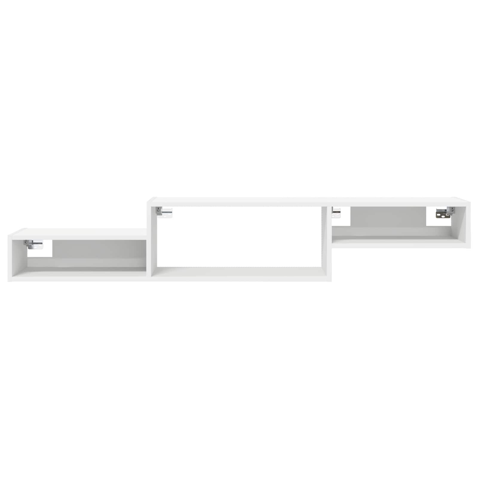 vidaXL Wandgemonteerd tv-meubel Muurmontage Wit 150 x 28 x 26 cm