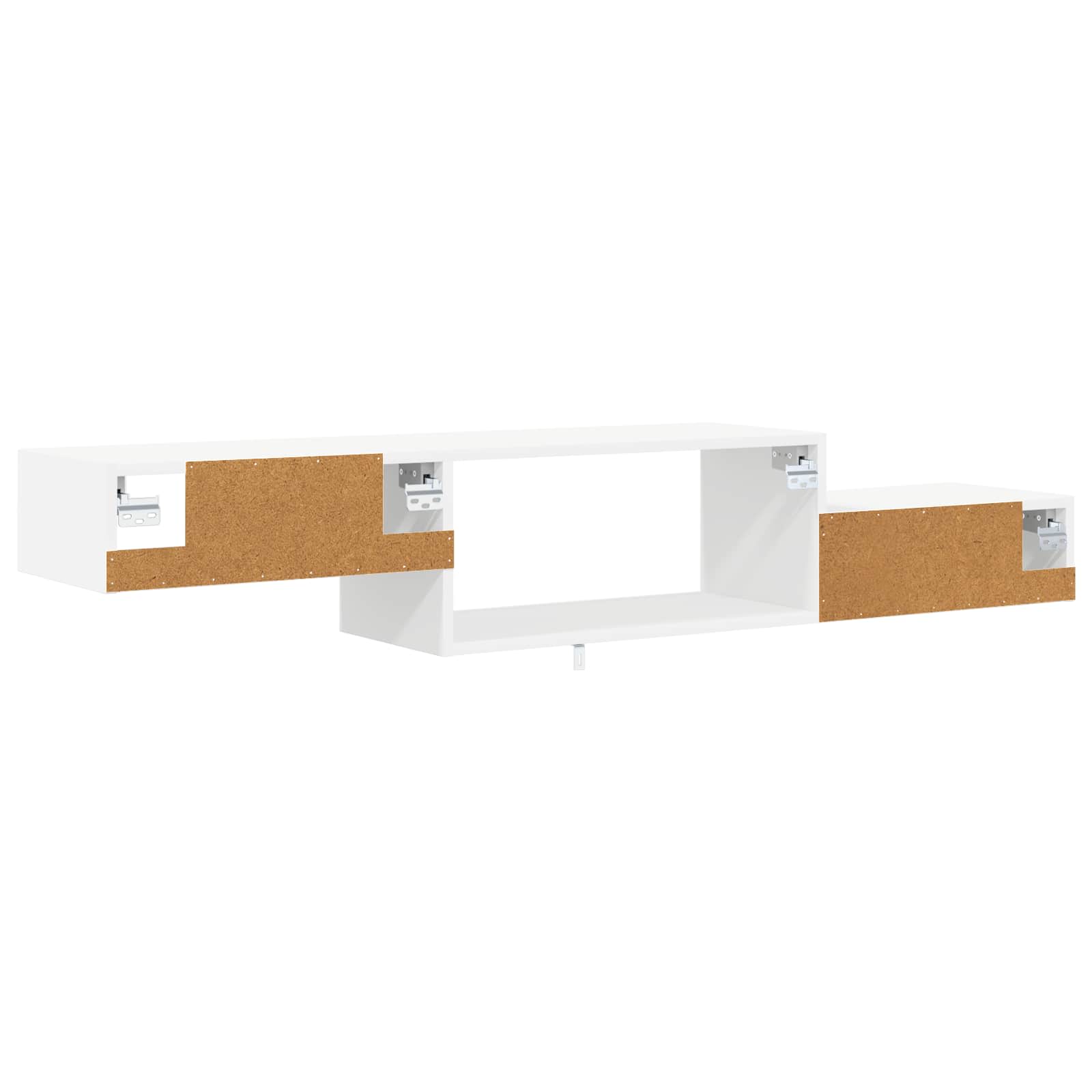 vidaXL Wandgemonteerd tv-meubel Muurmontage Wit 150 x 28 x 26 cm