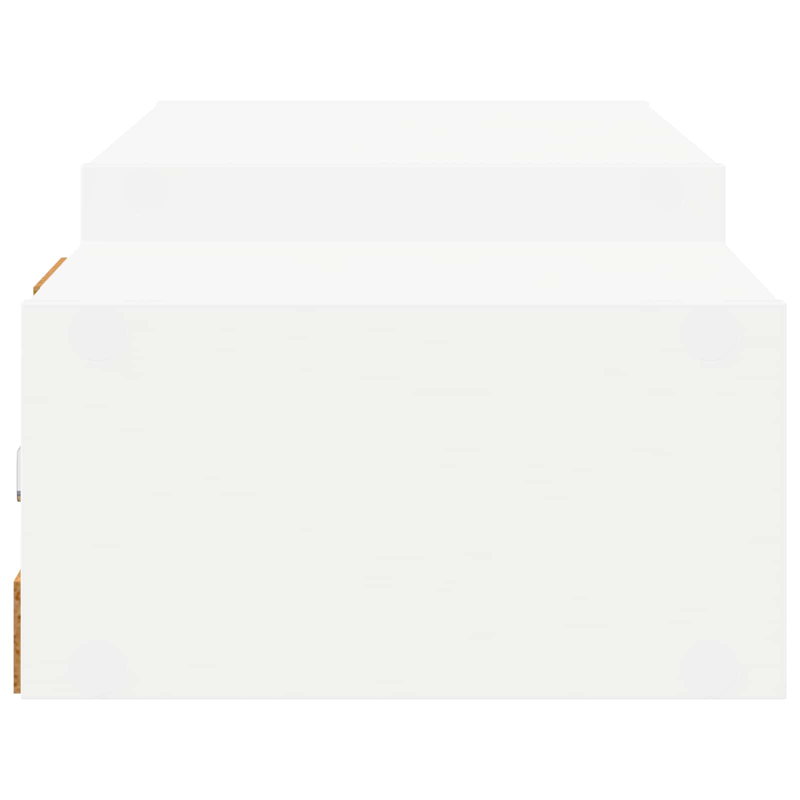 vidaXL Wandgemonteerd tv-meubel Muurmontage Wit 140 x 28 x 21 cm