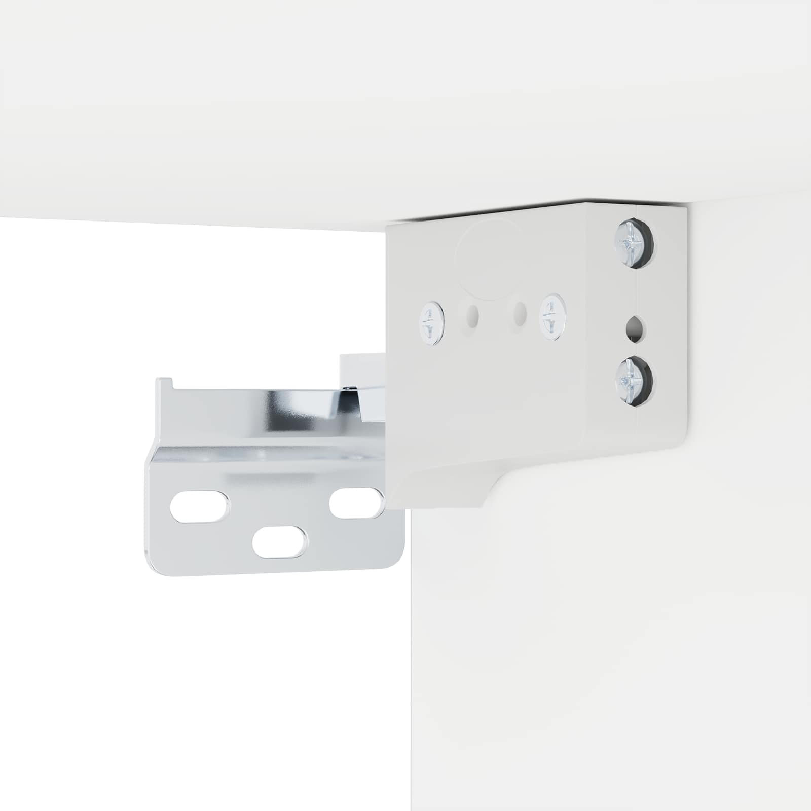 vidaXL Wandgemonteerd tv-meubel Muurmontage Wit 140 x 28 x 21 cm