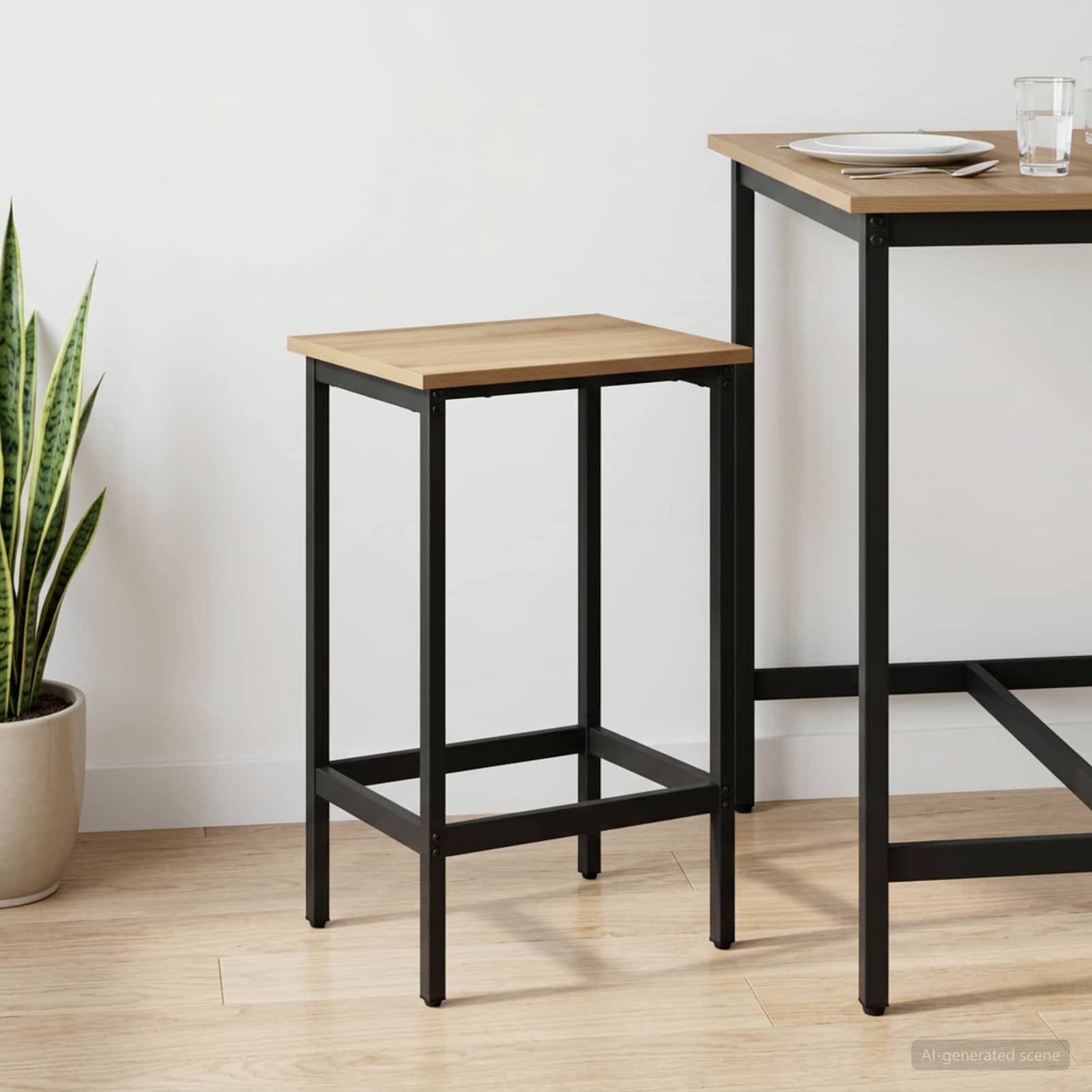 vidaXL Barkruk 2 st Oud hout 40 x 32 x 74 cm Bewerkt hout