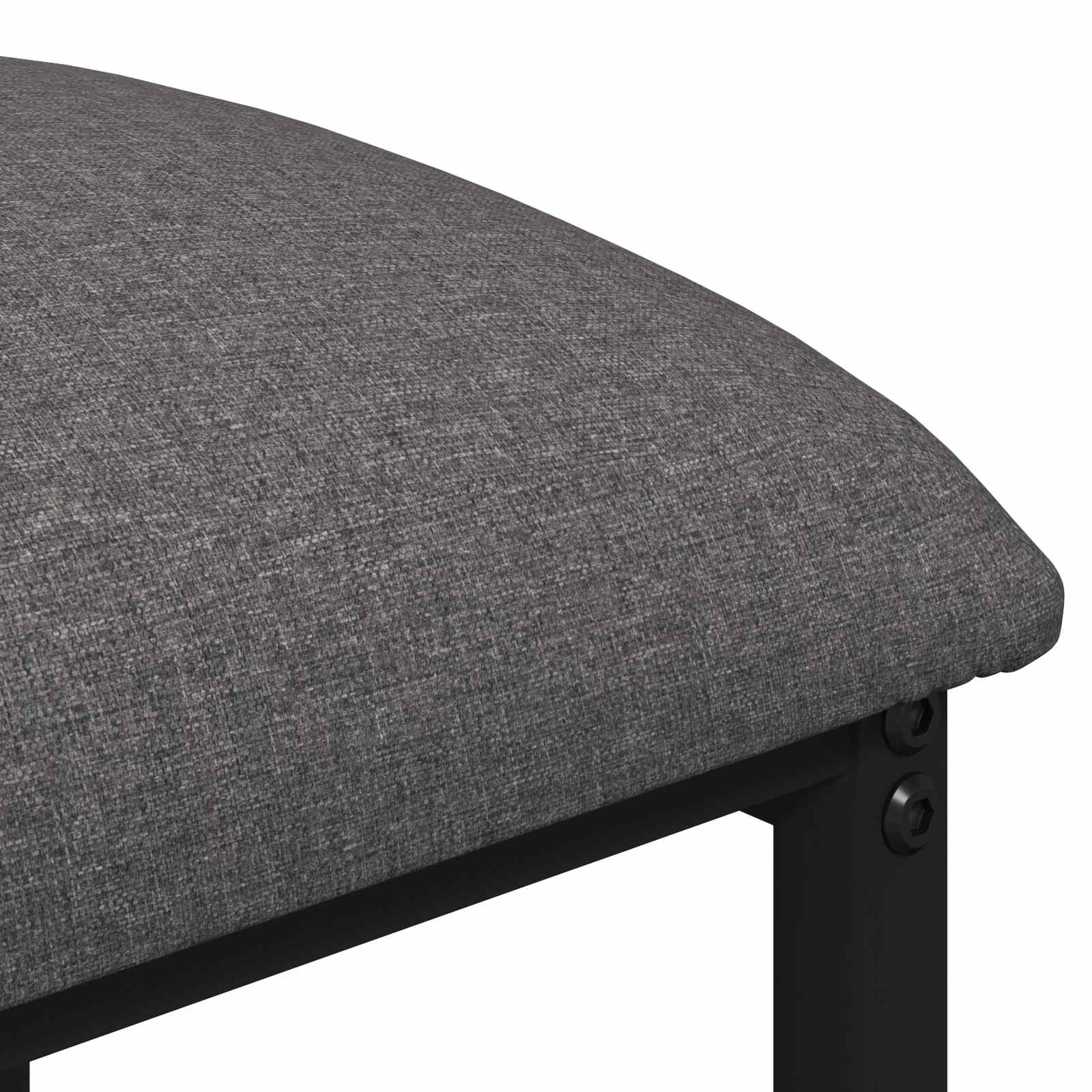 vidaXL Barkruk Donkergrijs 40 x 32 x 74 cm Bewerkt hout