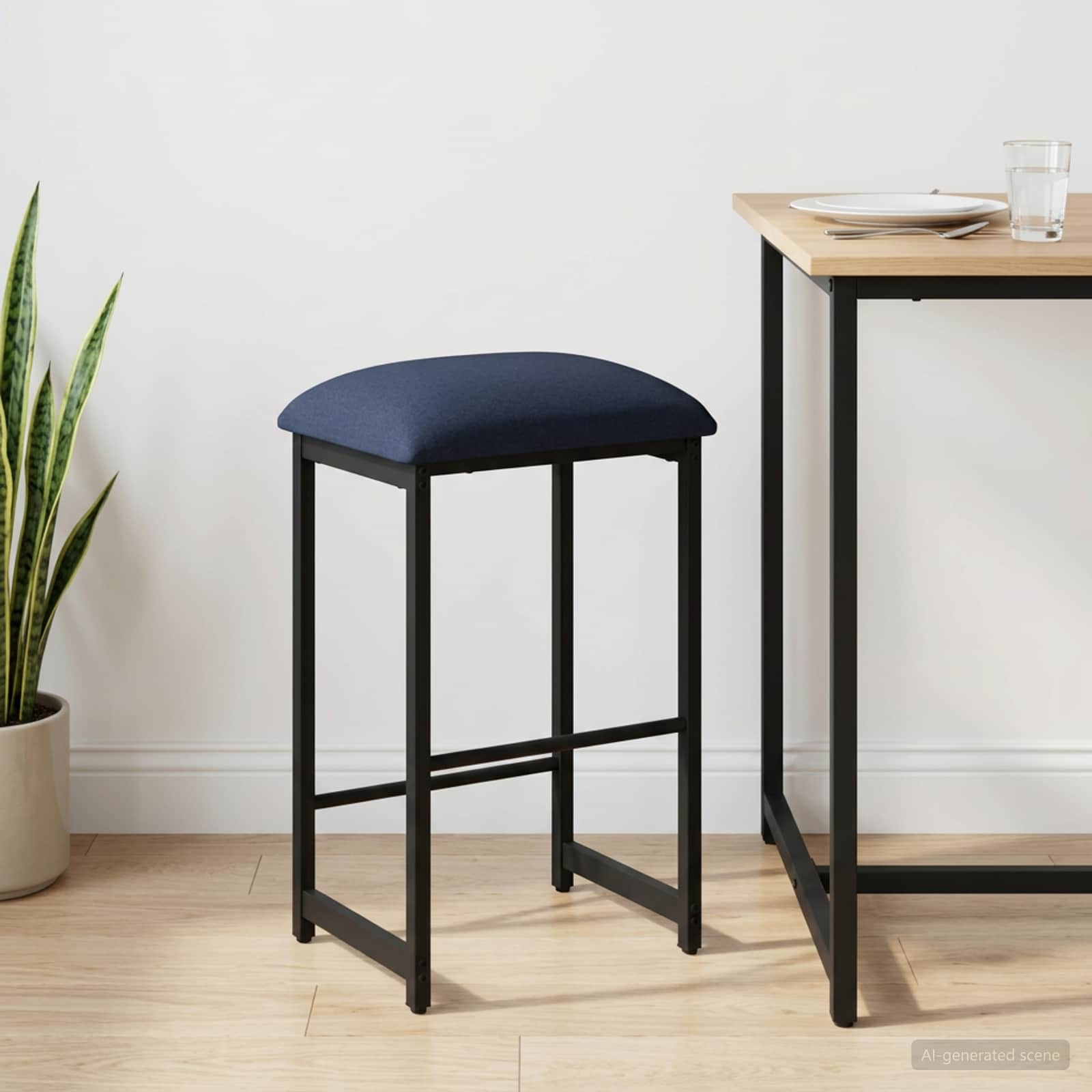 vidaXL Barkruk Donkergrijs 40 x 32 x 74 cm Bewerkt hout