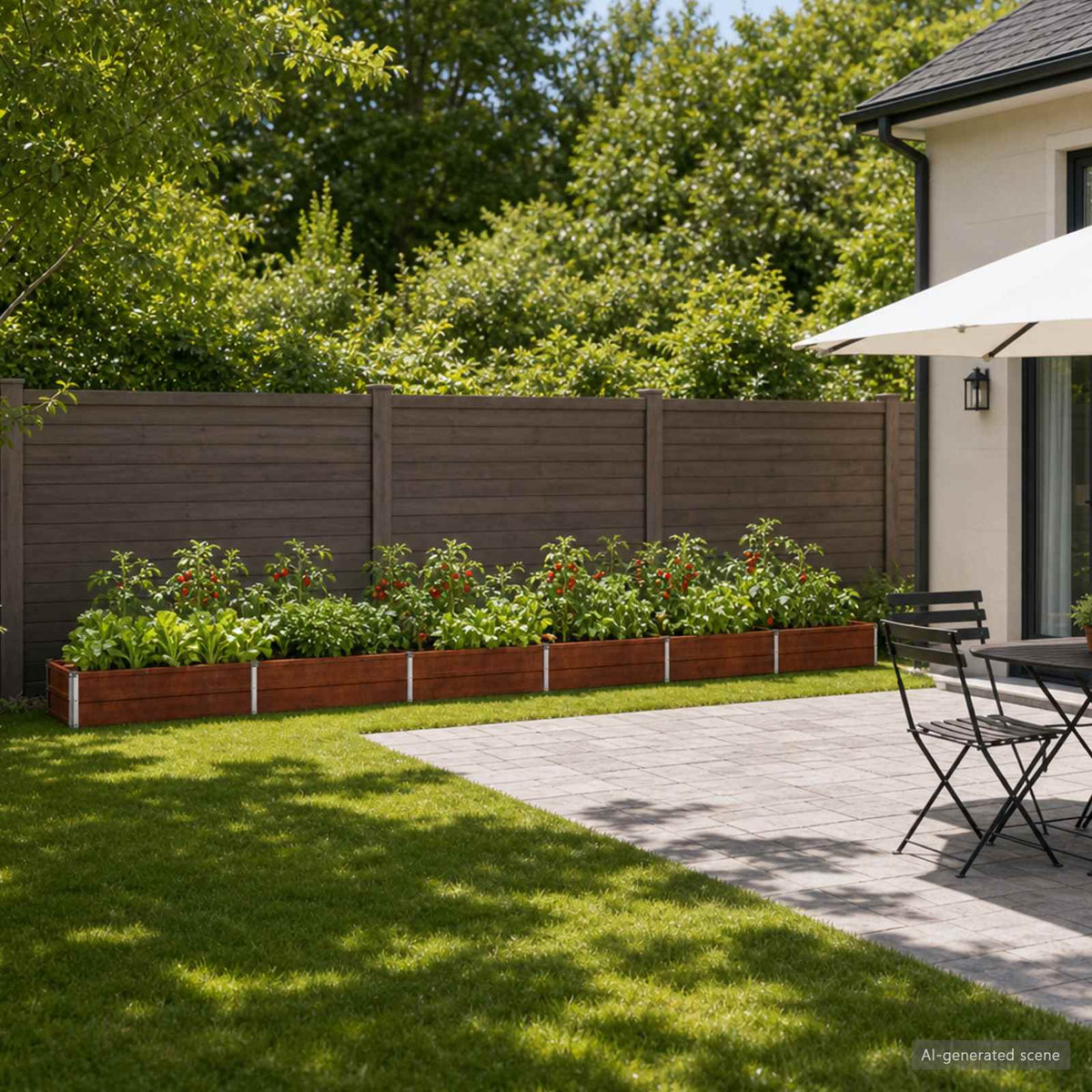 vidaXL Verhoogd Tuinbed Zilverkleurig 160 x 40 x 55 cm gegalvaniseerd