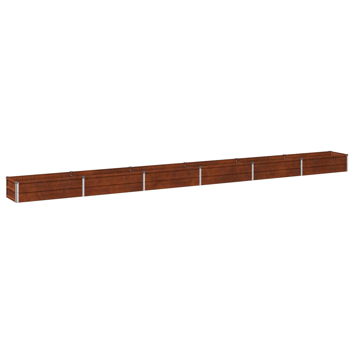 vidaXL Verhoogd Tuinbed Zilverkleurig 160 x 40 x 55 cm gegalvaniseerd