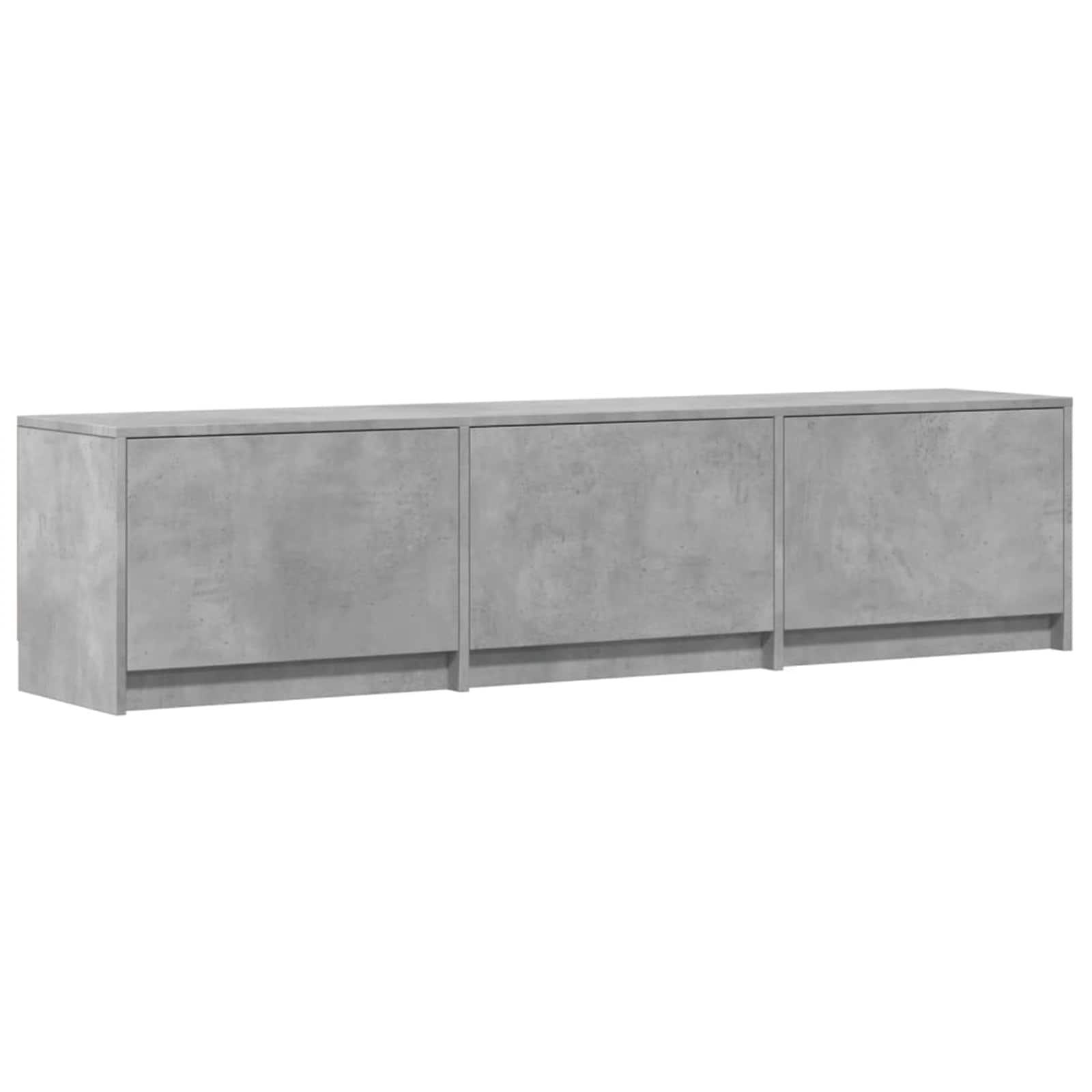 vidaXL TV-kast met LED met lade Wit 165 x 34 x 40 cm Bewerkt hout
