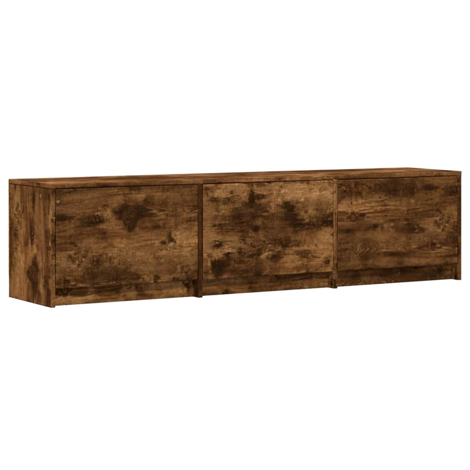 vidaXL TV-kast met LED met lade Wit 165 x 34 x 40 cm Bewerkt hout