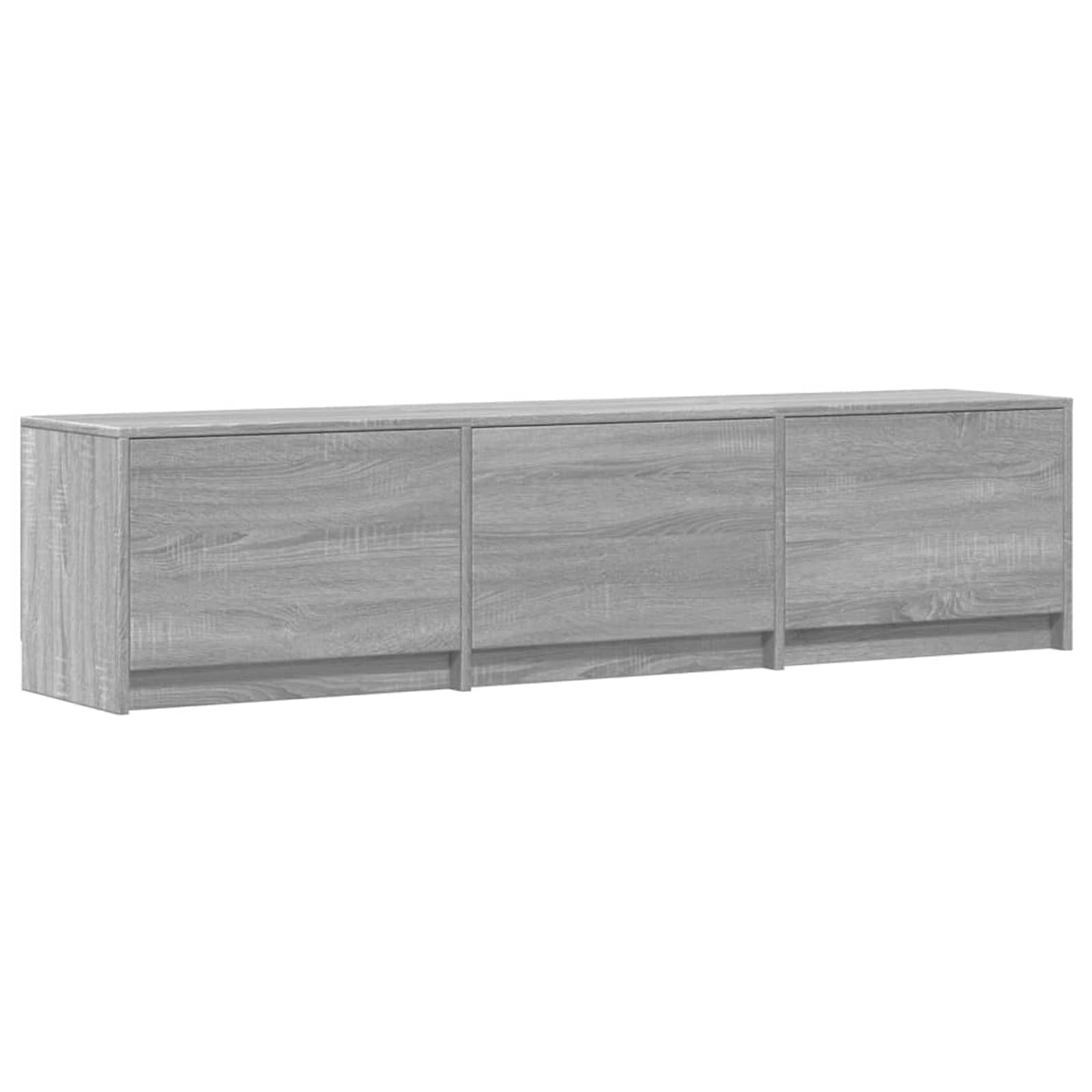 vidaXL TV-kast met LED met lade Wit 165 x 34 x 40 cm Bewerkt hout