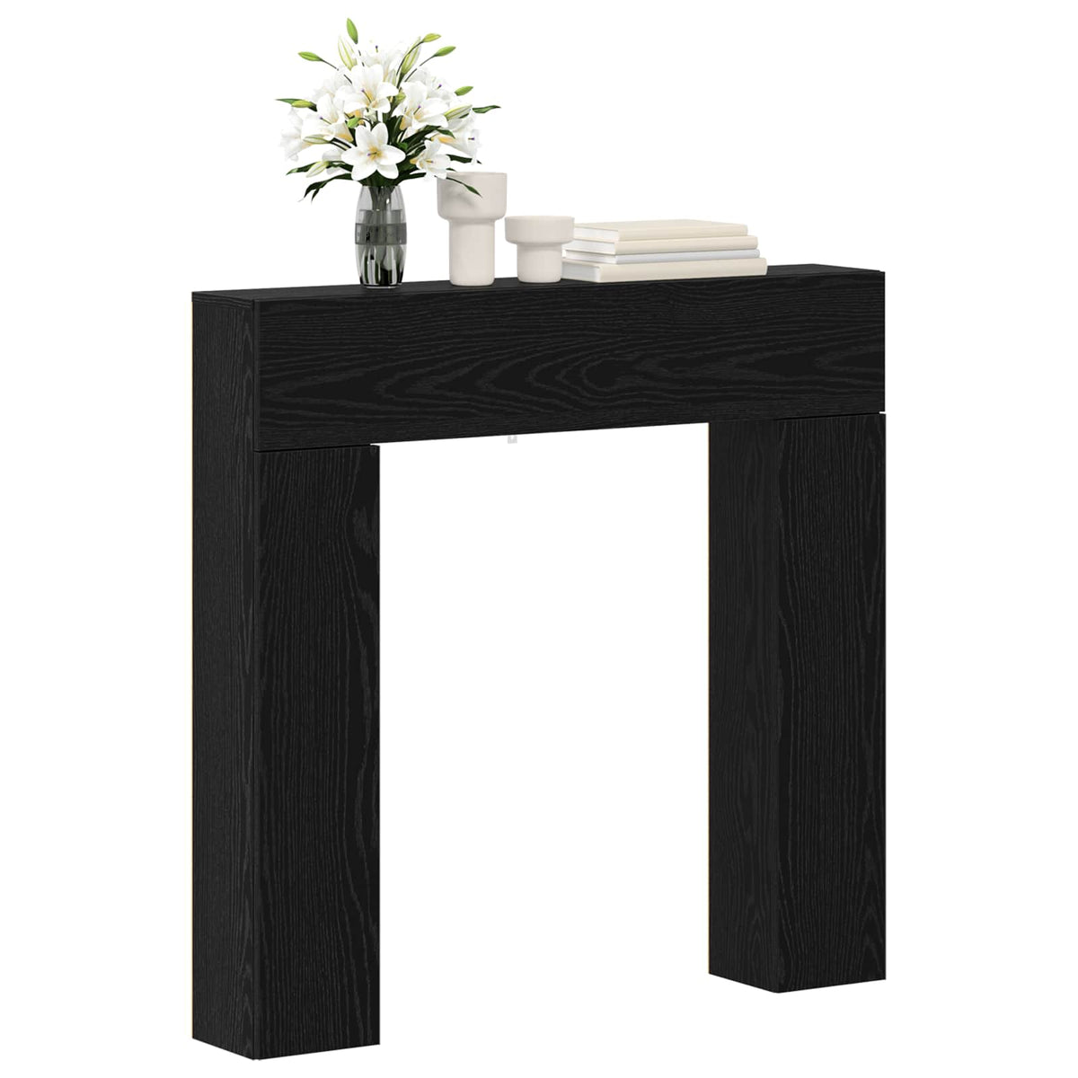 vidaXL Haardomlijsting Wit 102 x 18 x 100,5 cm Bewerkt hout