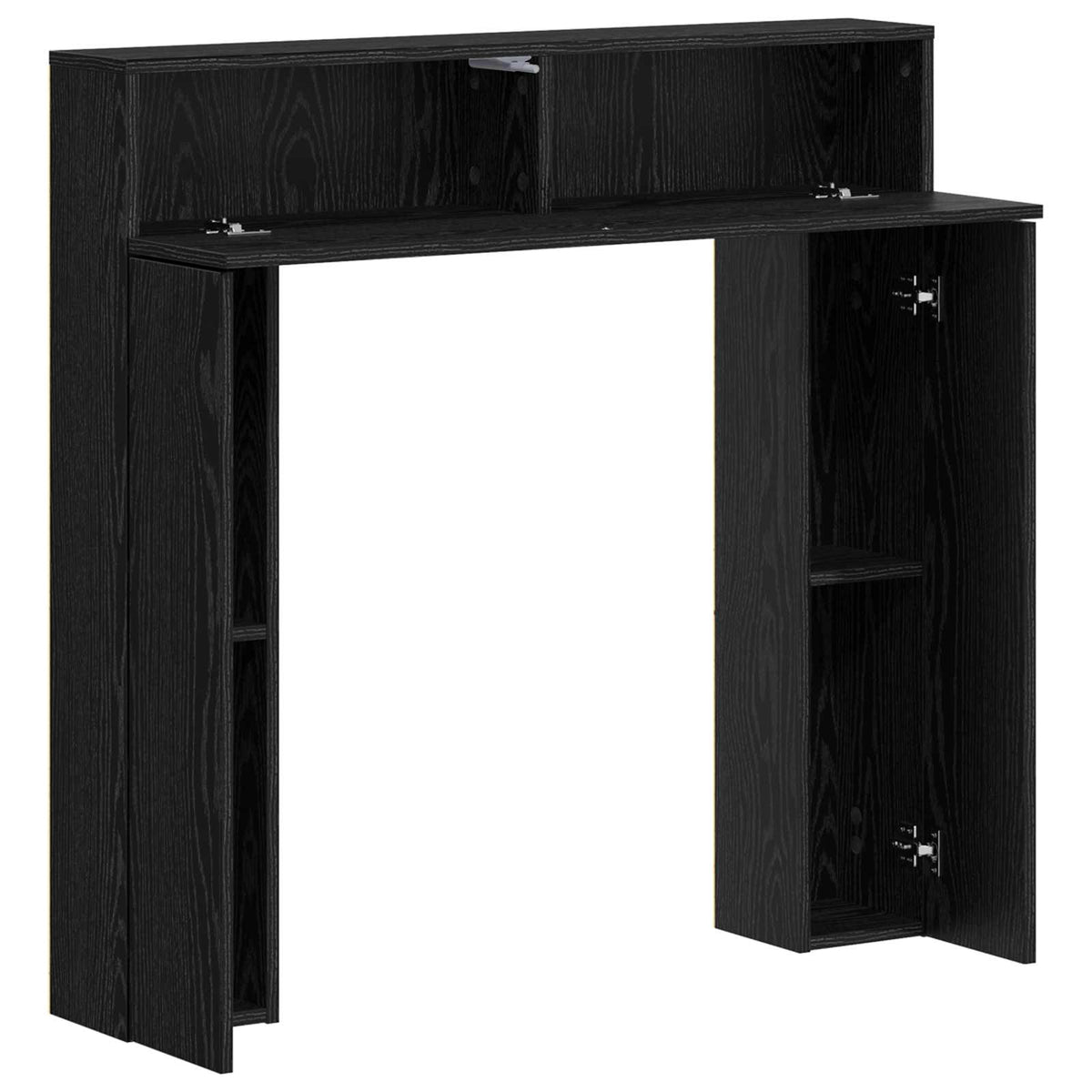 vidaXL Haardomlijsting Wit 102 x 18 x 100,5 cm Bewerkt hout