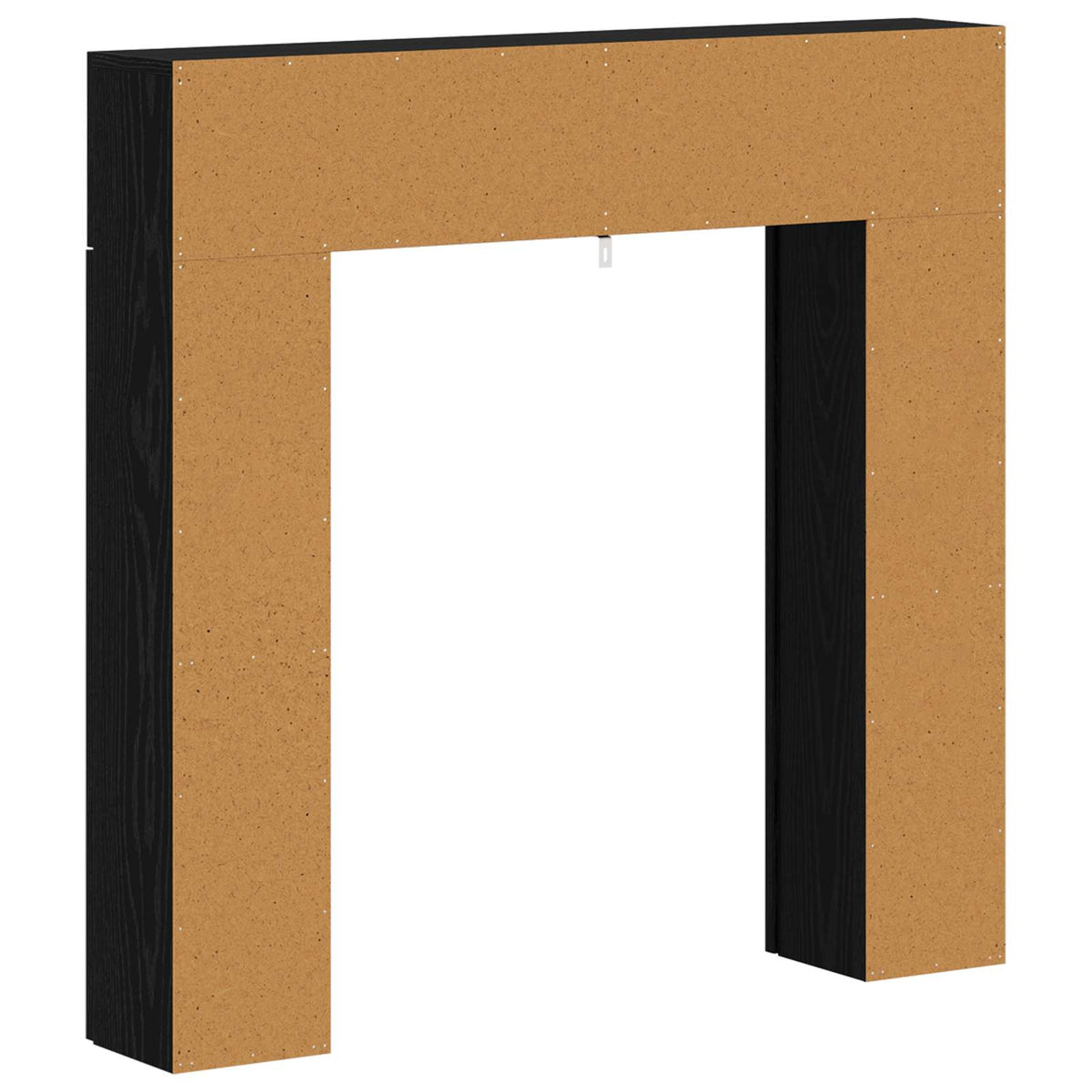 vidaXL Haardomlijsting Wit 102 x 18 x 100,5 cm Bewerkt hout