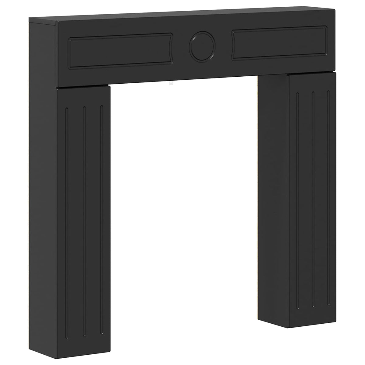 vidaXL Haardomlijsting Wit 102 x 18 x 100,5 cm Bewerkt hout