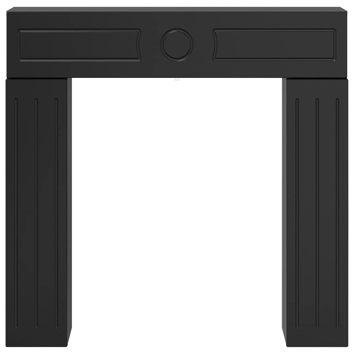 vidaXL Haardomlijsting Wit 102 x 18 x 100,5 cm Bewerkt hout