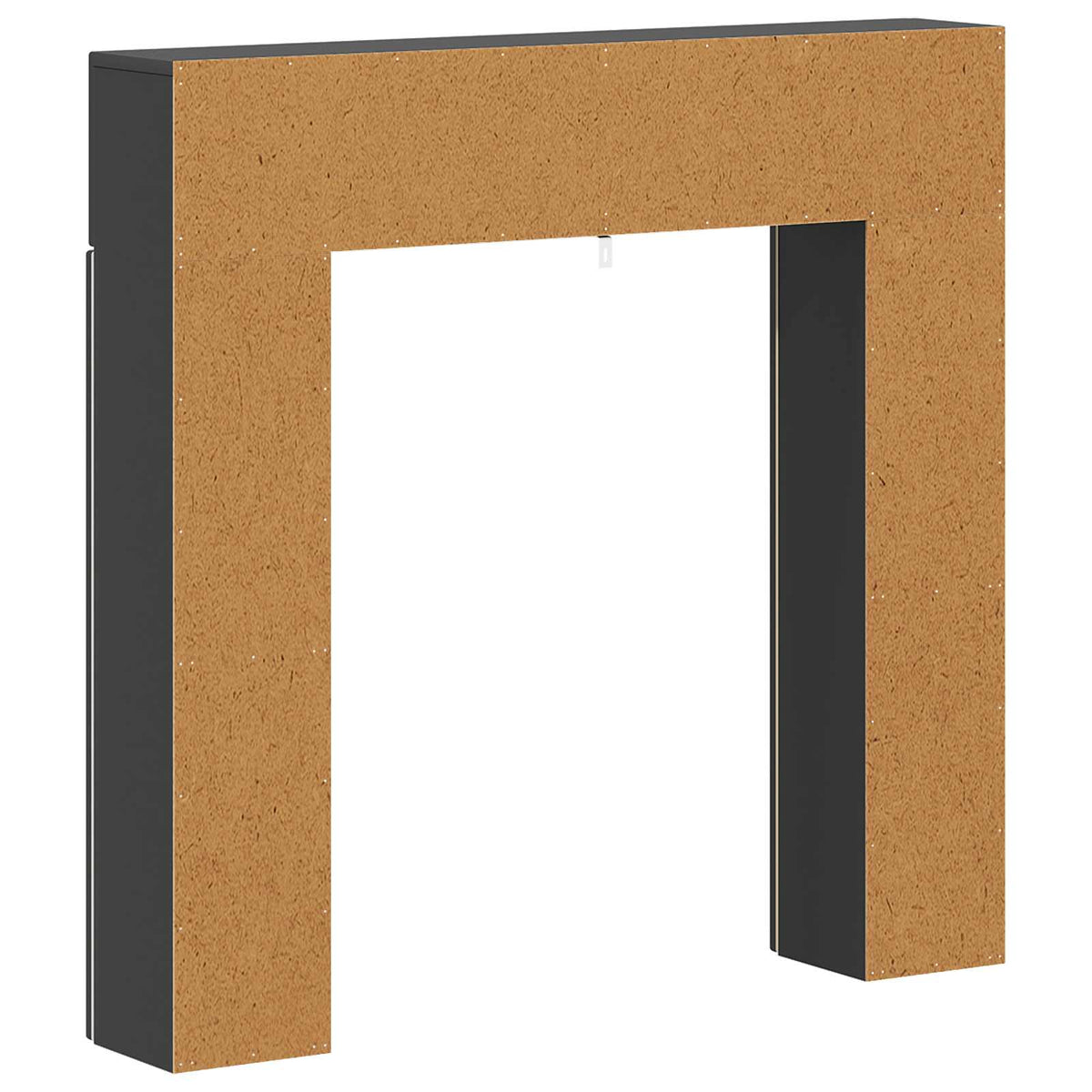 vidaXL Haardomlijsting Wit 102 x 18 x 100,5 cm Bewerkt hout