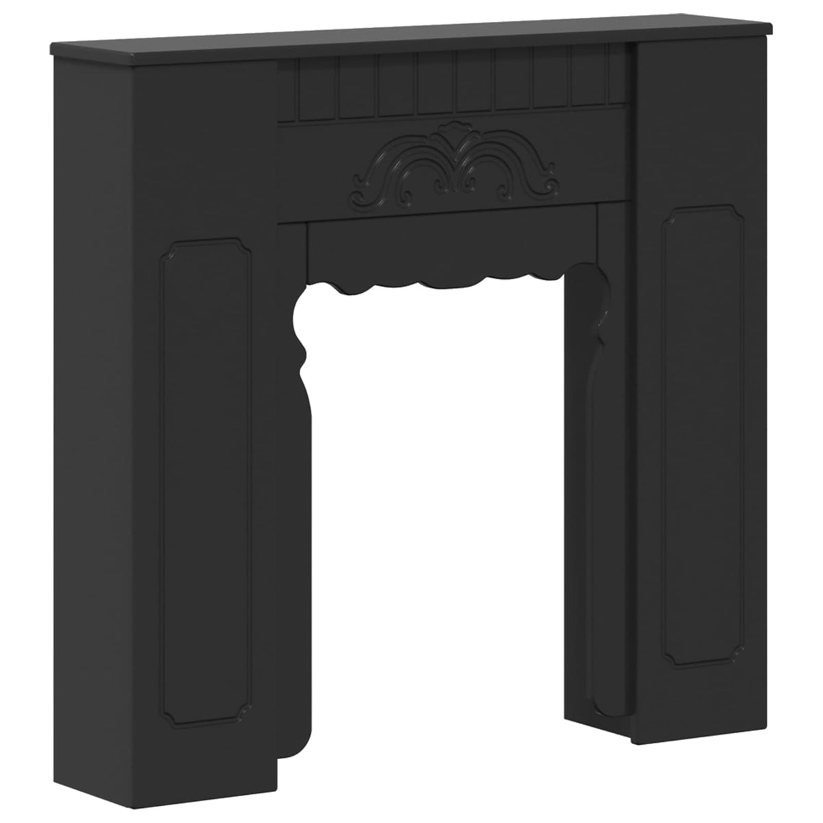 vidaXL Haardomlijsting Wit 93 x 20 x 89 cm Bewerkt hout