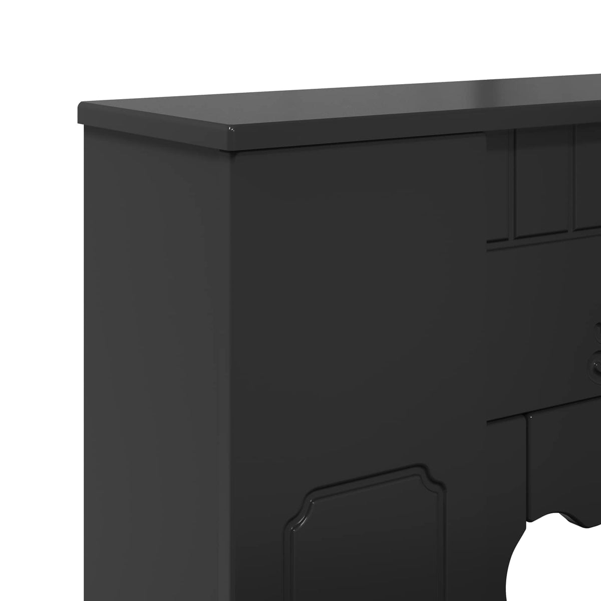 vidaXL Haardomlijsting Wit 93 x 20 x 89 cm Bewerkt hout