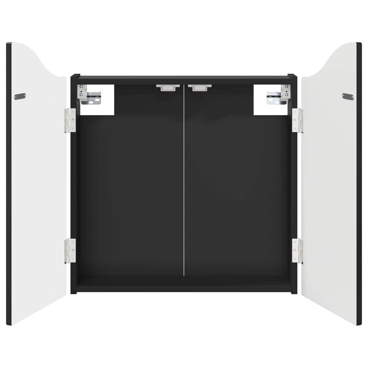 vidaXL Dartbord Kabinet Wit 56 x 12 x 63 cm Bewerkt hout