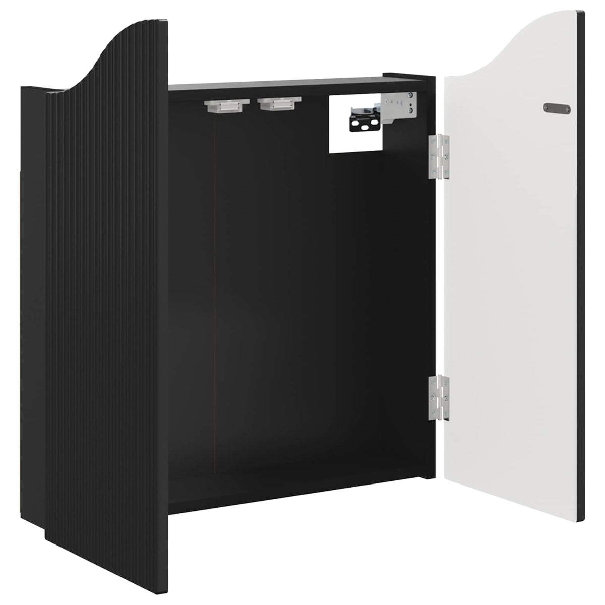 vidaXL Dartbord Kabinet Wit 56 x 12 x 63 cm Bewerkt hout