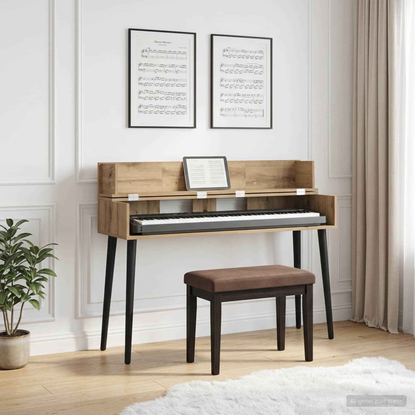vidaXL studiobureau Wit 152 x 40 x 19,5 cm Bewerkt hout