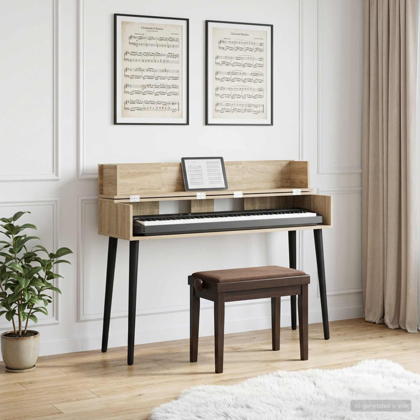 vidaXL studiobureau Wit 152 x 40 x 19,5 cm Bewerkt hout