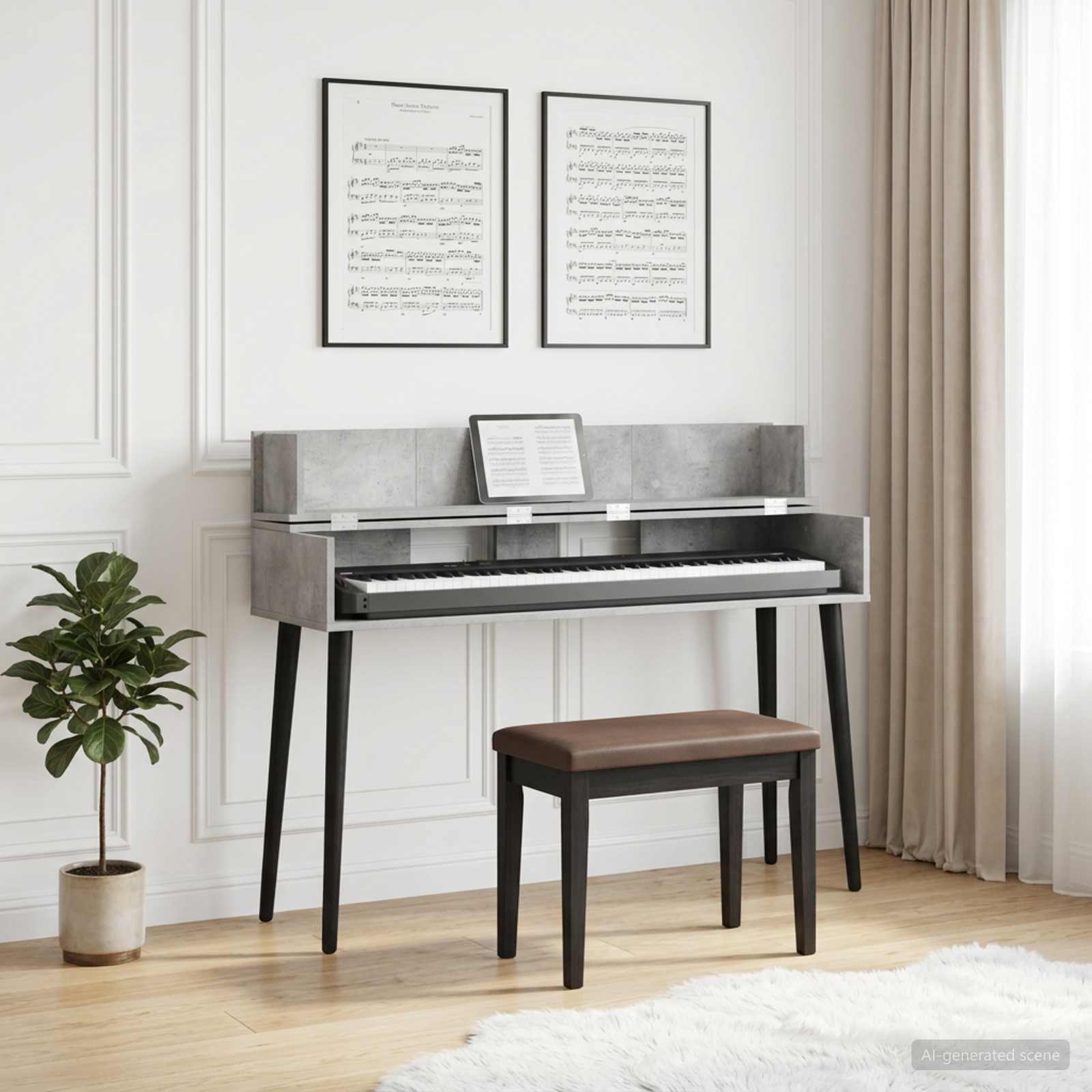 vidaXL studiobureau Wit 152 x 40 x 19,5 cm Bewerkt hout